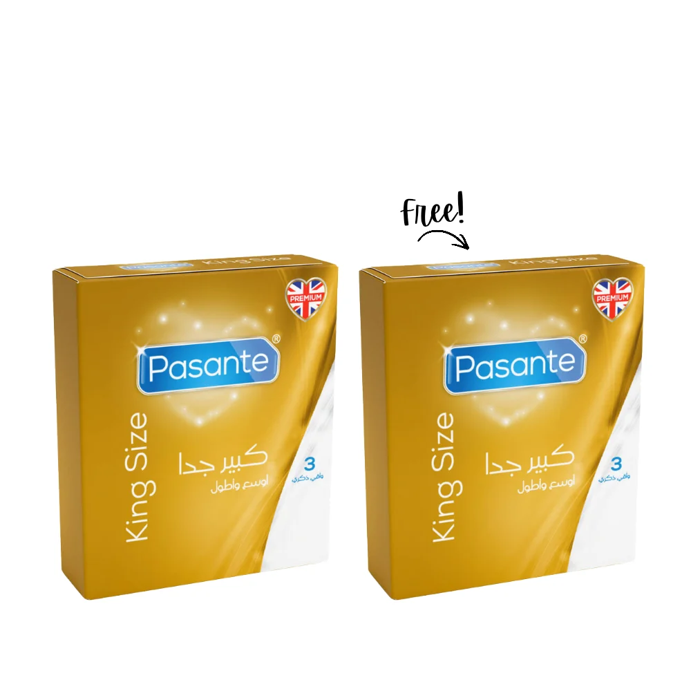 2x Pasante - King Size 3 Condoms