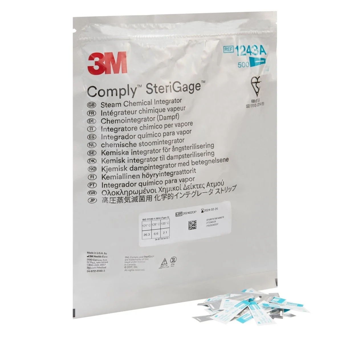 3M Comply Sterigage Chemical Integrator
