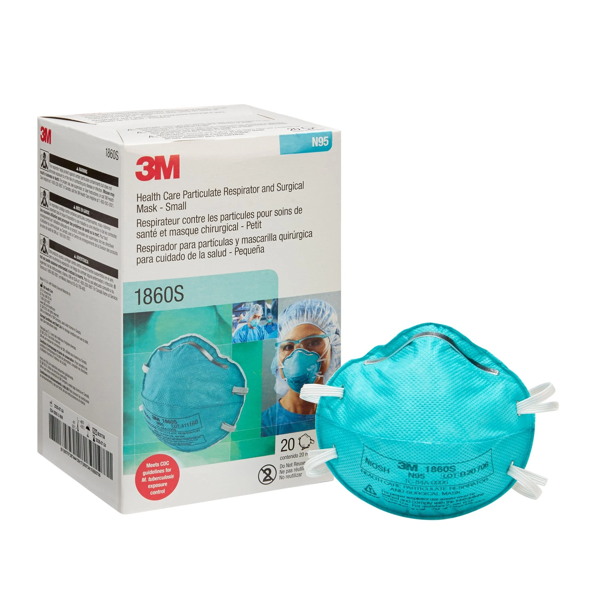 3M Particulate Respirator and Surgical Mask