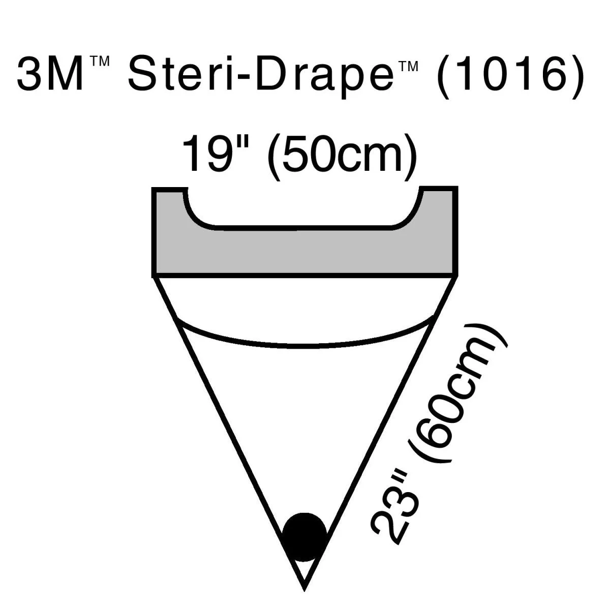 3M Steri Drape Irrigation Pouch Surgical Drape