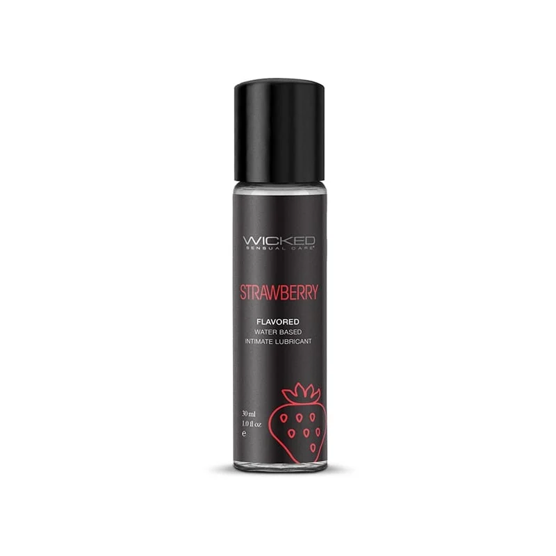 Wicked Sensual Care Collection Wicked Aqua Strawberry Water-Based Lubricant – 1 oz.