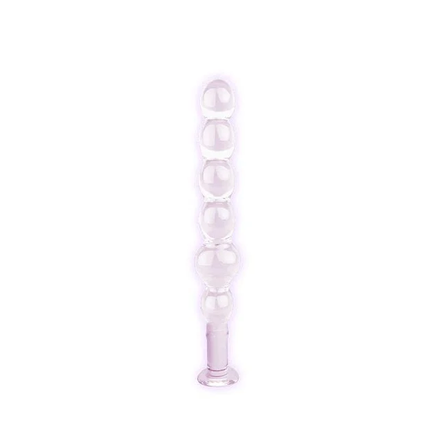 The 9's Glass Thins Elliptical Glass Plug Clear