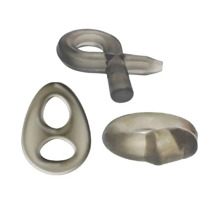 The 9's Phat Rings Smoke 1 Chunky Cock Rings