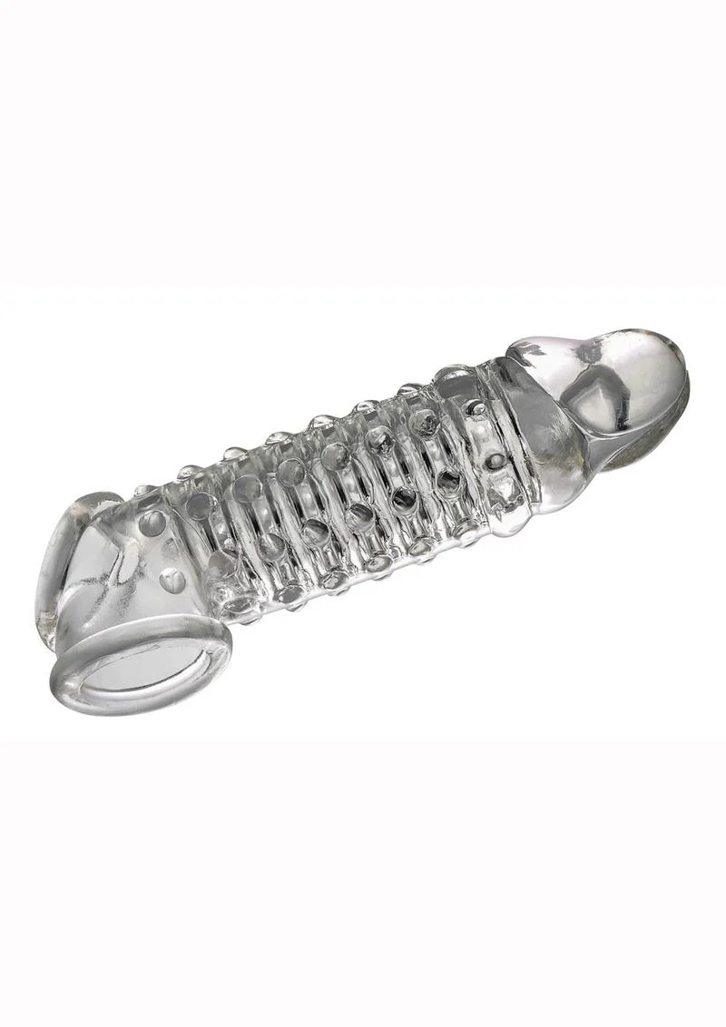 The 9's Toppers Open-ended, Ribbed, And Nubbed Penis Extender