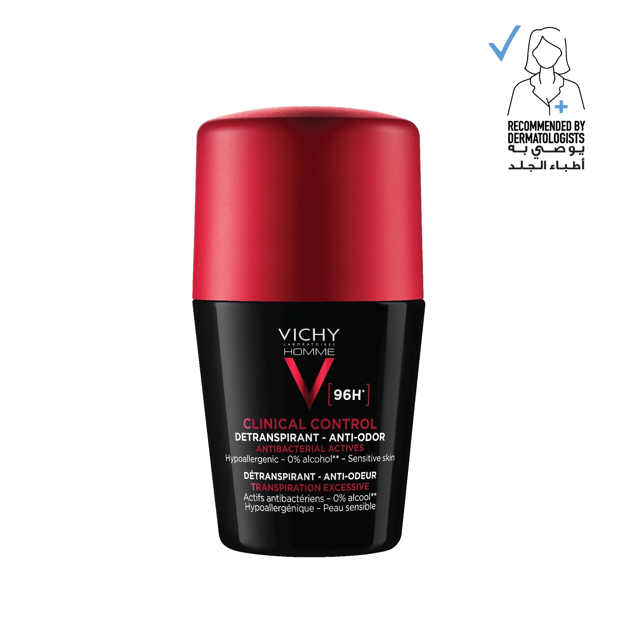 96-Hour Clinical Control Deodorant for Men