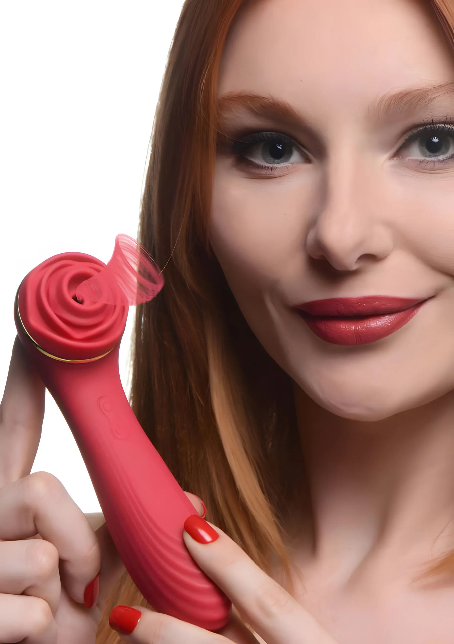 Passion Petals 10X Silicone Suction Rose Vibrator