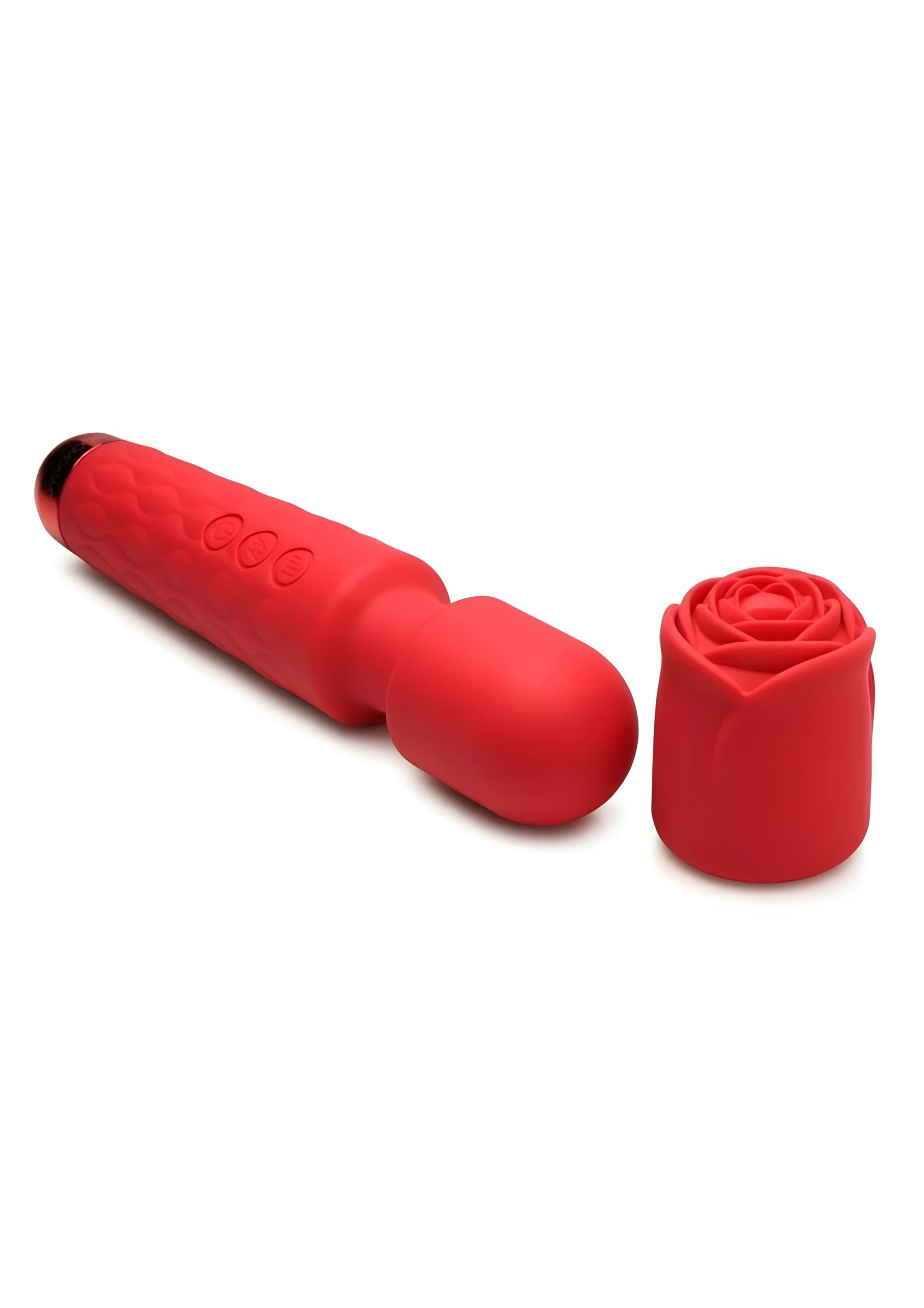 Silicone Pleasure Rose Wand