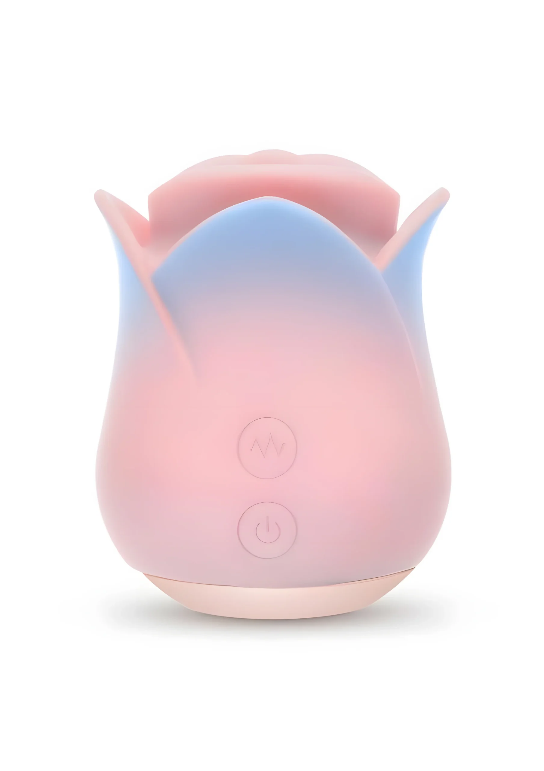 Kissing Rose Silicone Floral Vibrator Pink