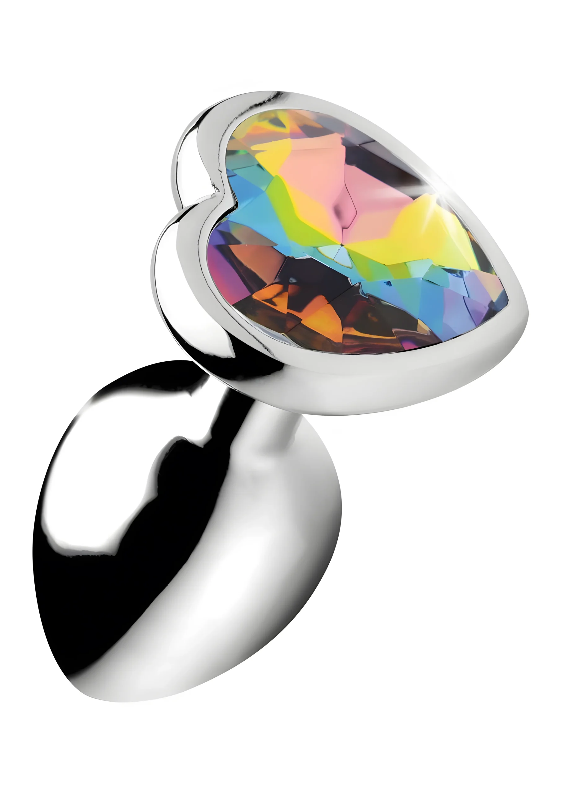Rainbow Prism Heart Plug Small