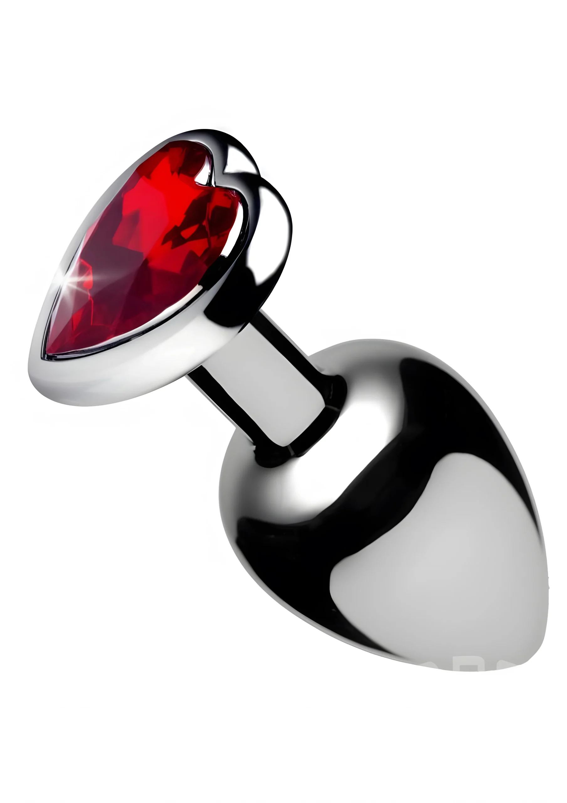 Red Heart Gem Anal Plug Small