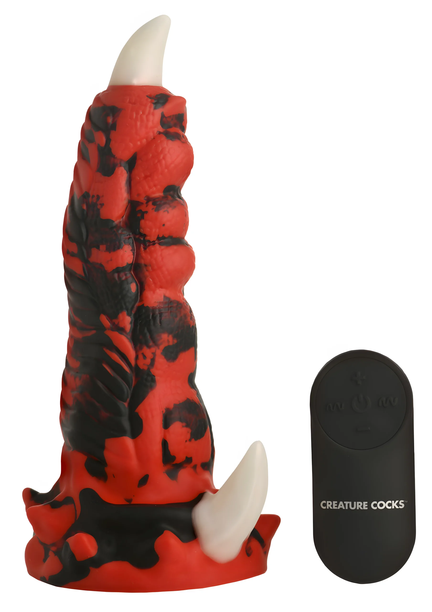 Red Talon Vibrating Silicone Dildo
