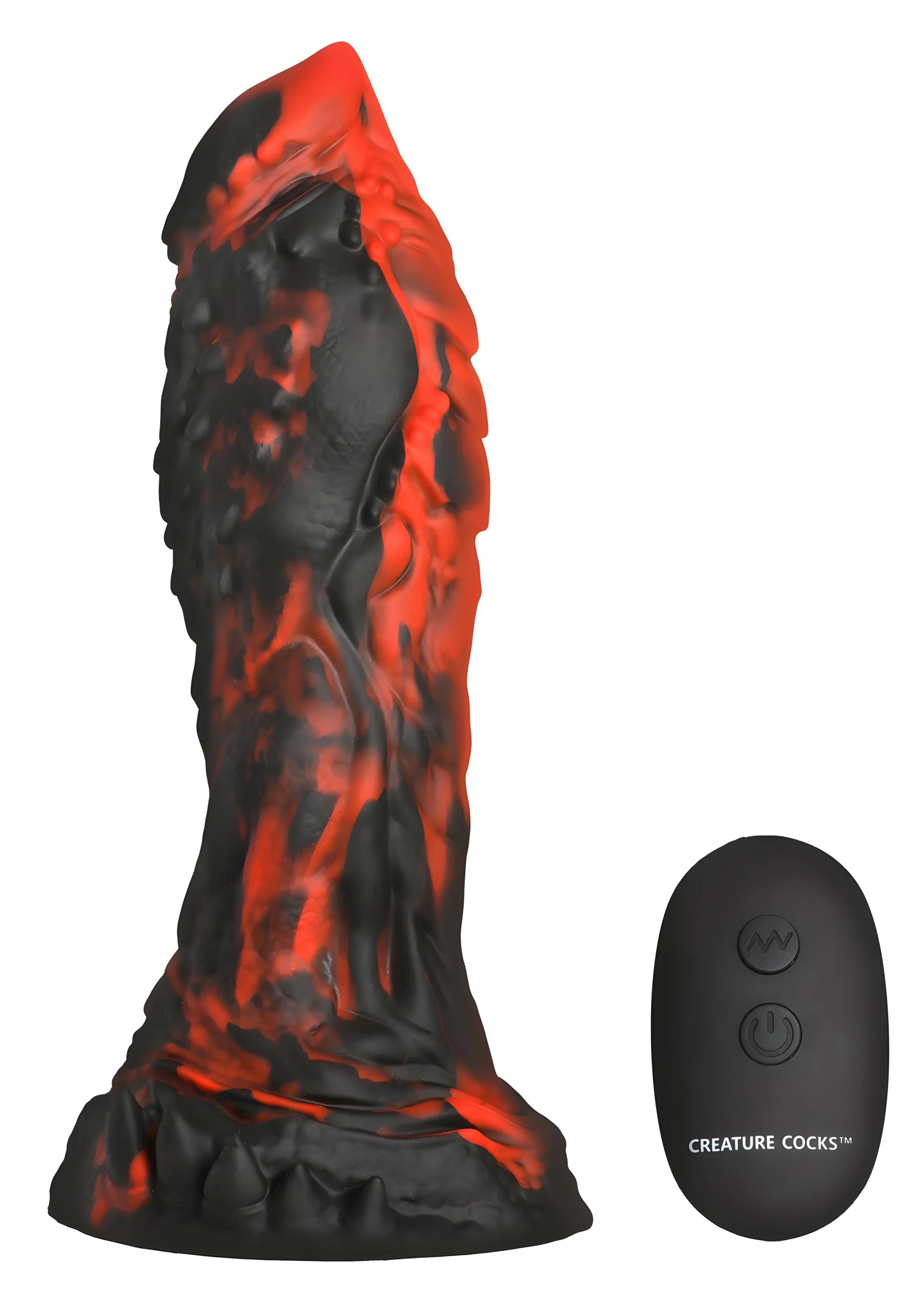Inferno Vibrating Silicone Dildo