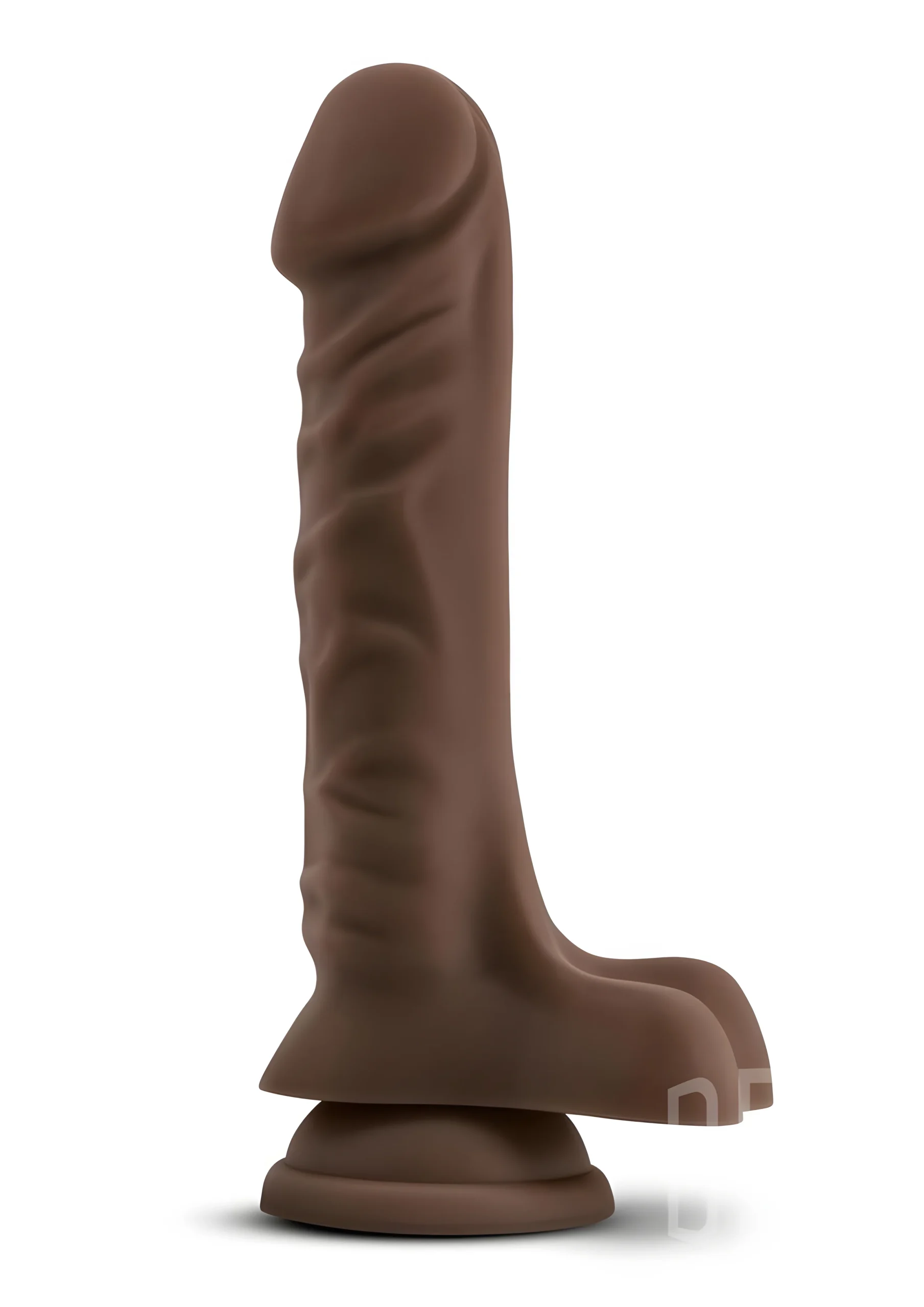 Realistic Chocolate 9 Inch Posable Dildo