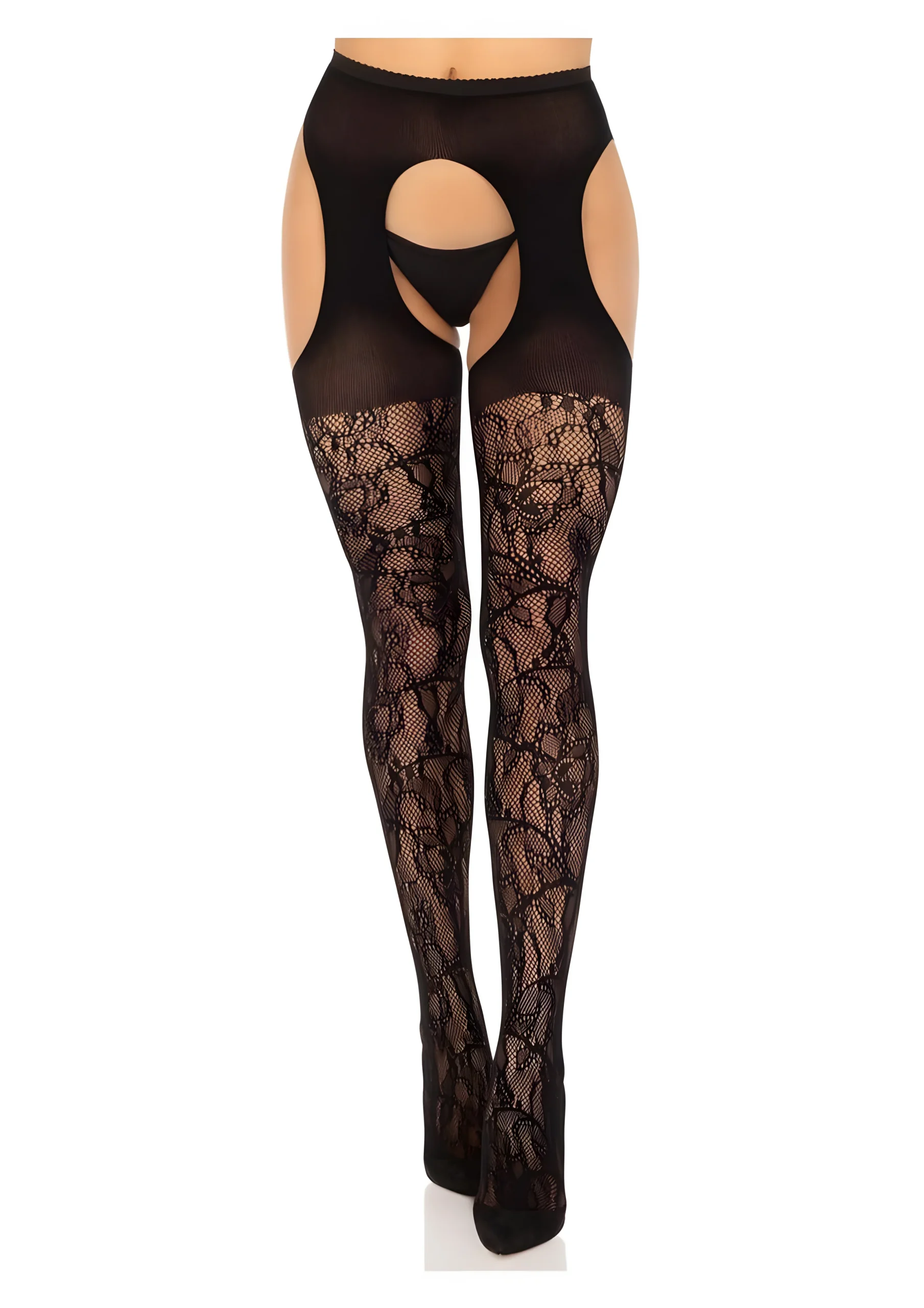 Rhiannon Lace Suspender Hose