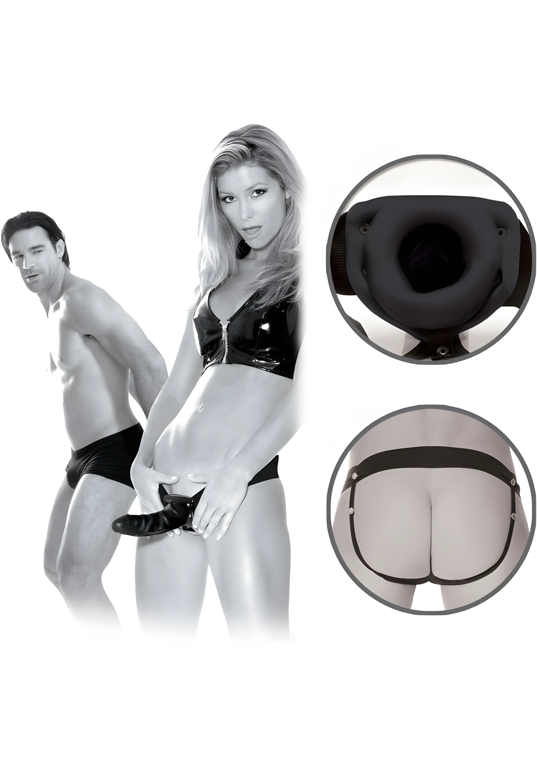 Limited Edition Hollow Strap-On Black