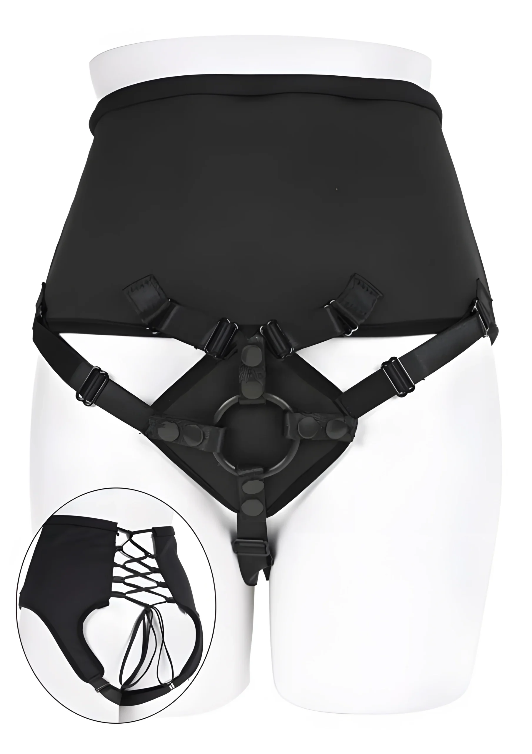High Waisted Corset Strap On