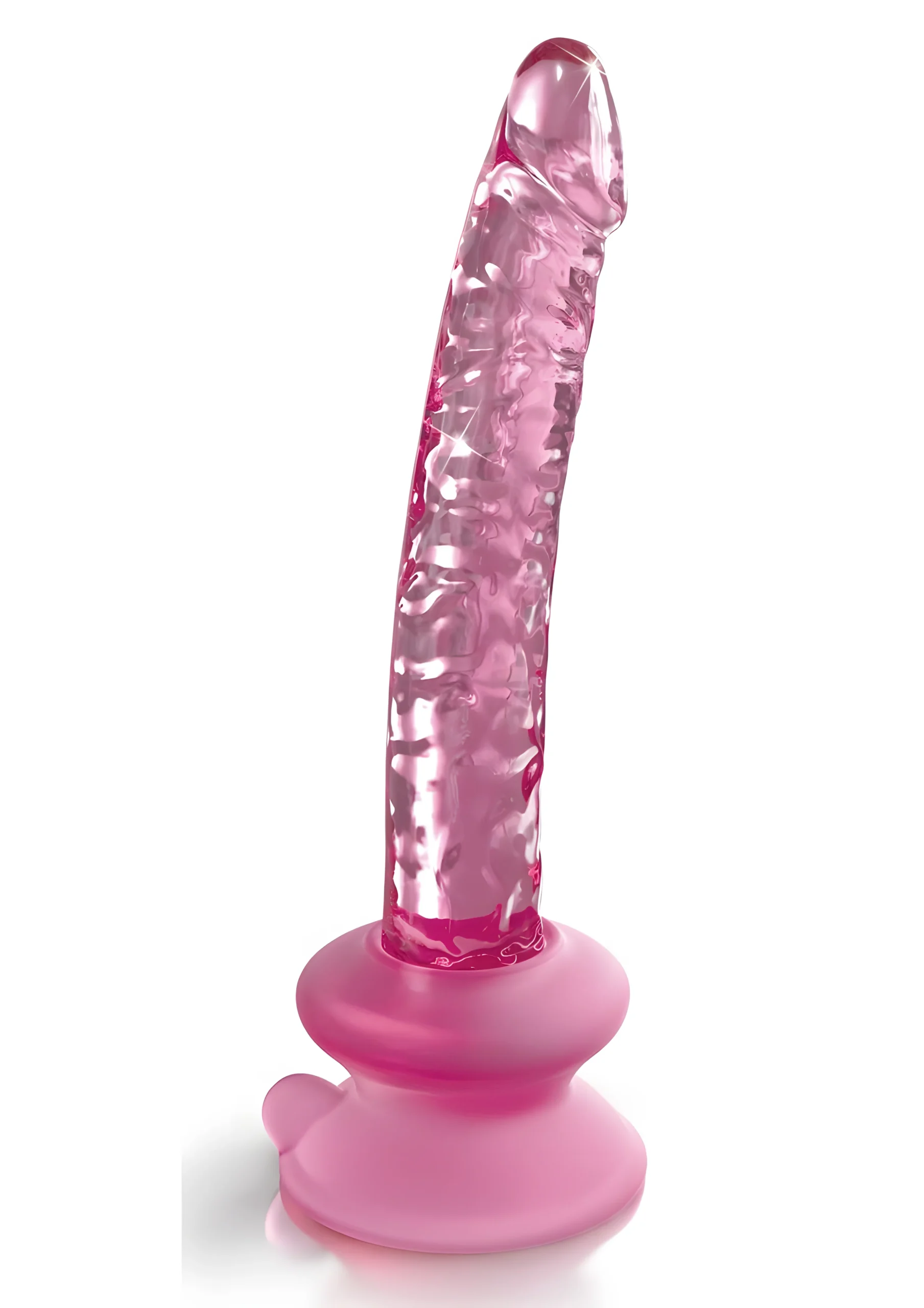 Icicles 86 Pink Glass Dildo