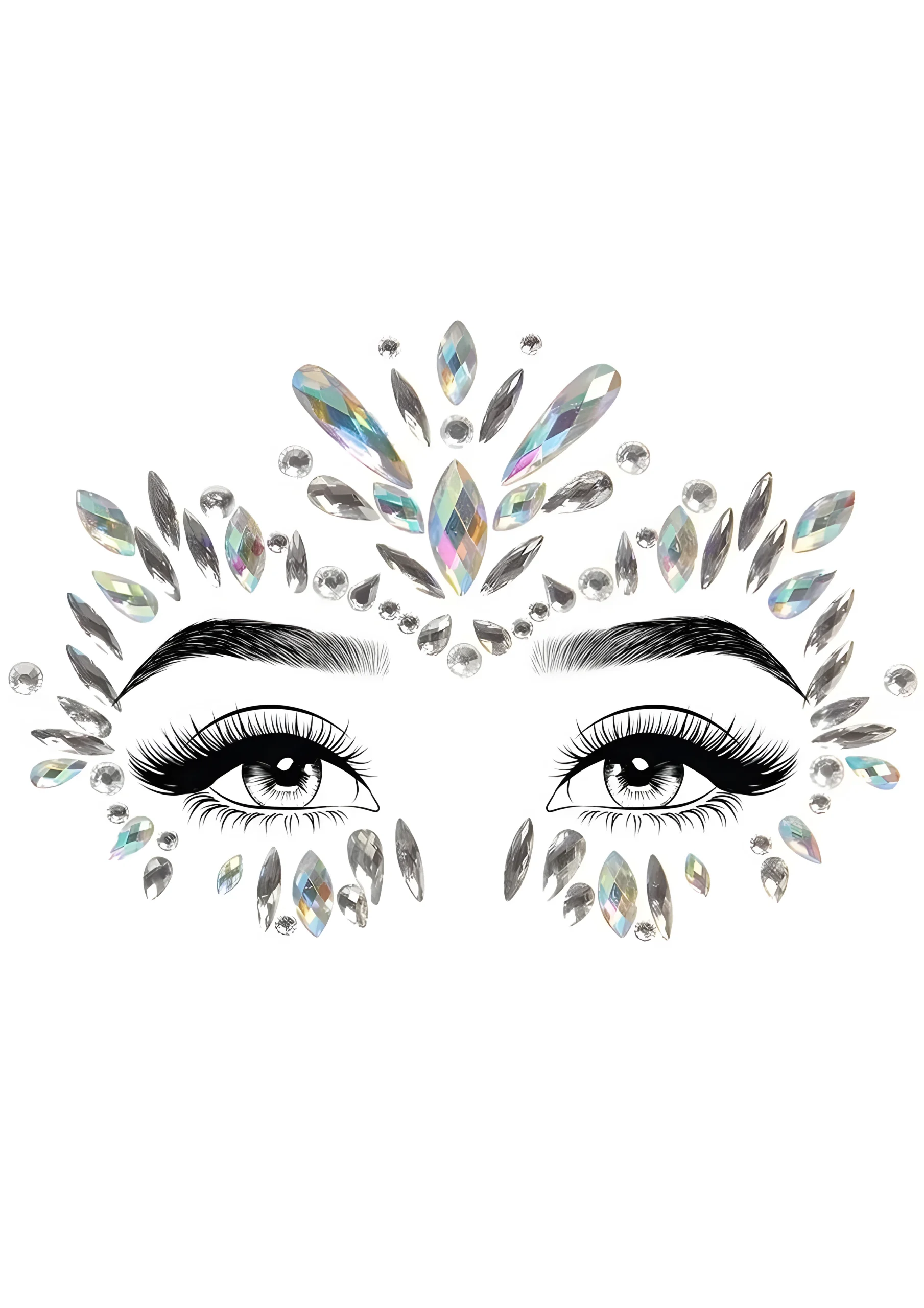 Iris Jewels Sticker
