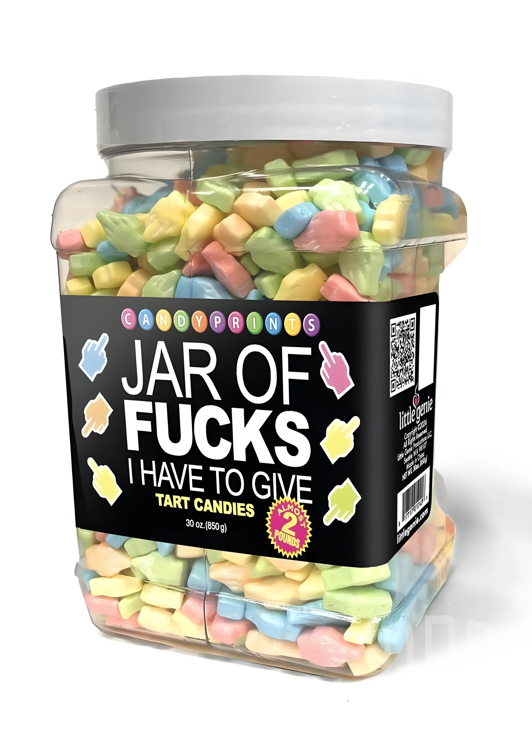 Jar of Fucks Candy Jar 2lb