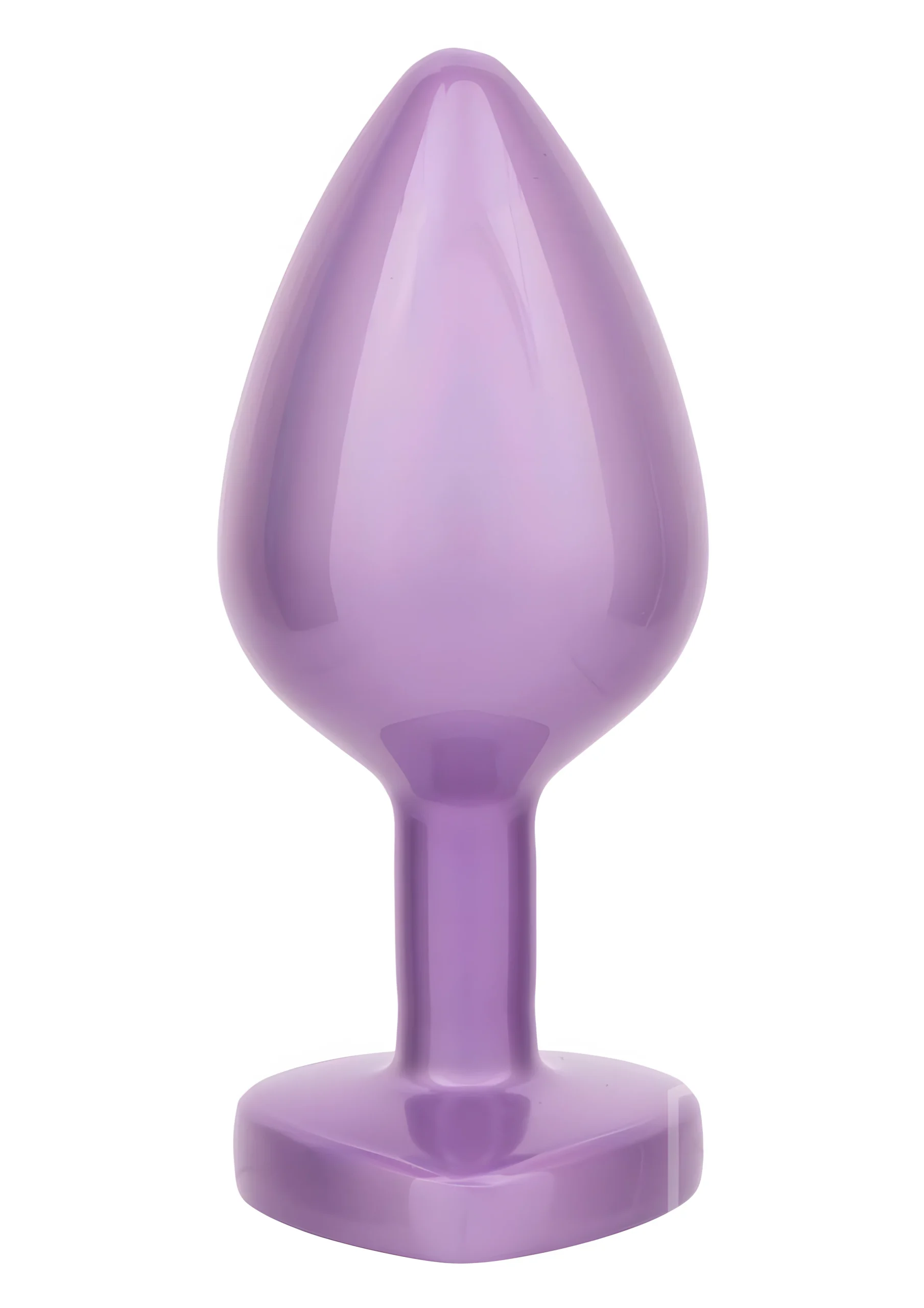 Amethyst Heart Plug Large