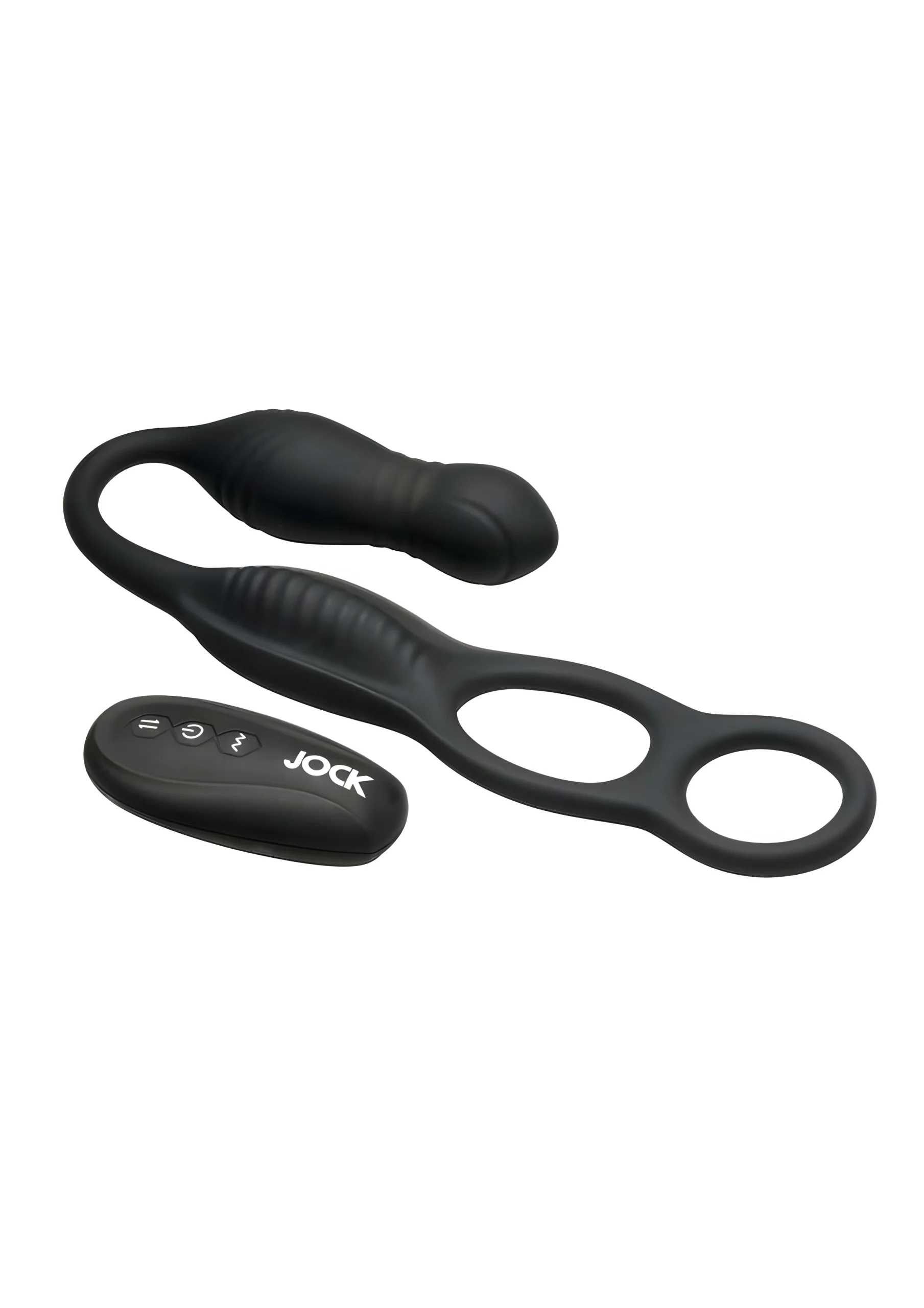 Hyper Thrusting Vibrating Anal Plug With C Ring