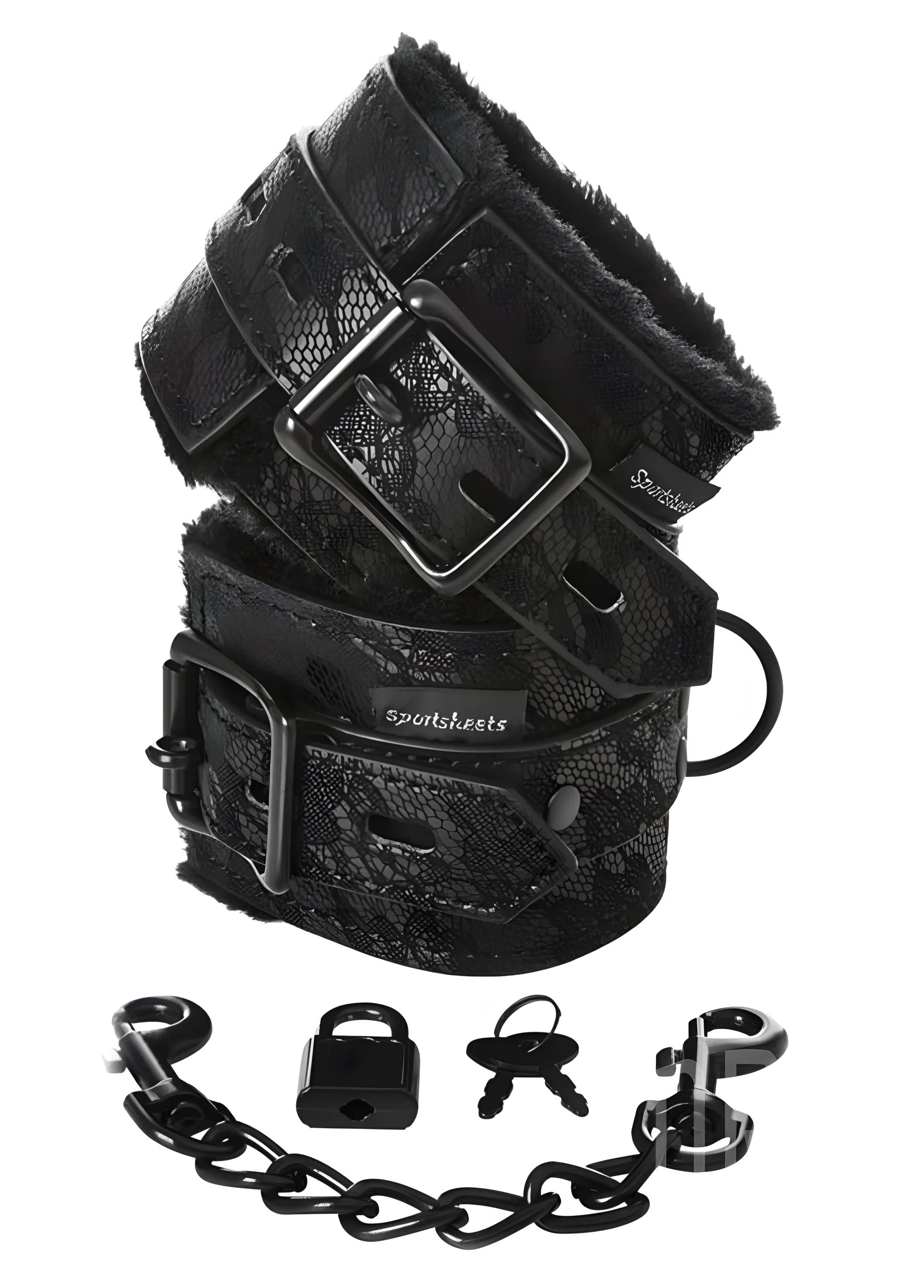 Lace Fur Lined Cuffs
