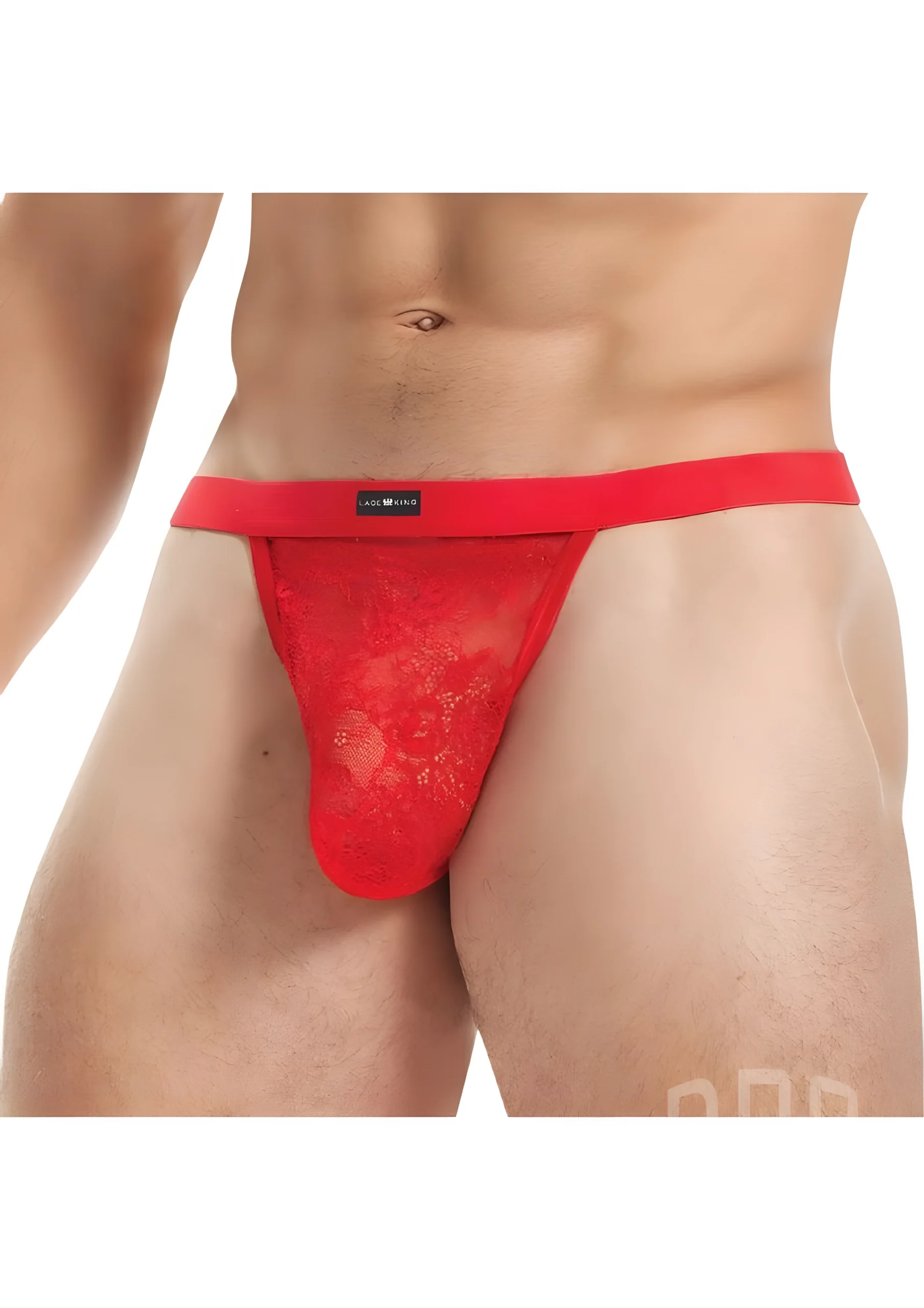 Lace King G-String Red Medium Large