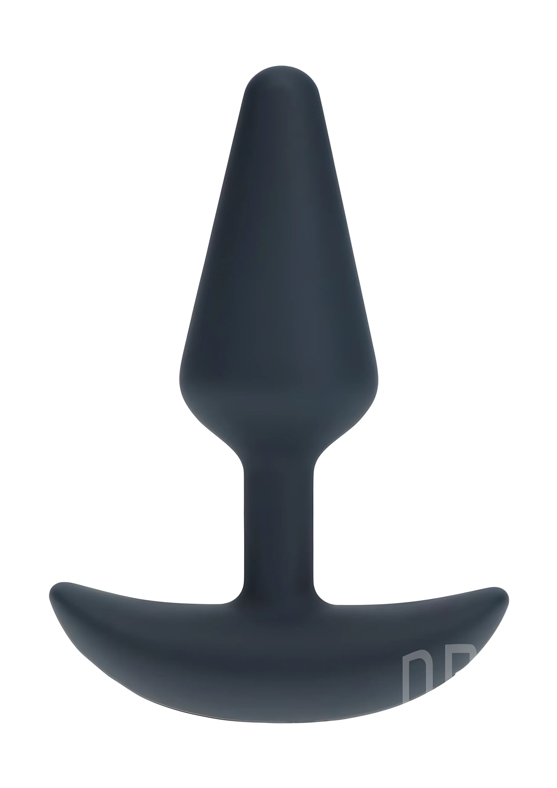 Levelz Classic Vibrating Silicone Anal Plug Small Black