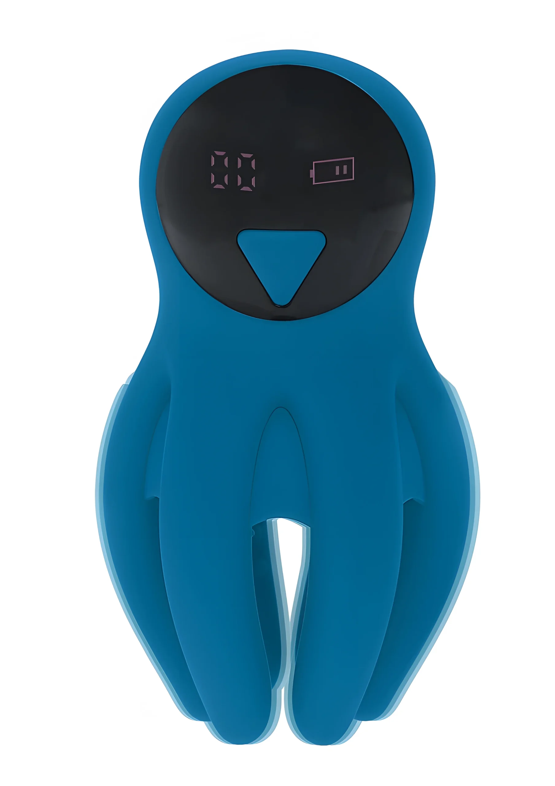 Levelz Digital Vibrating Silicone Stimulator Teal