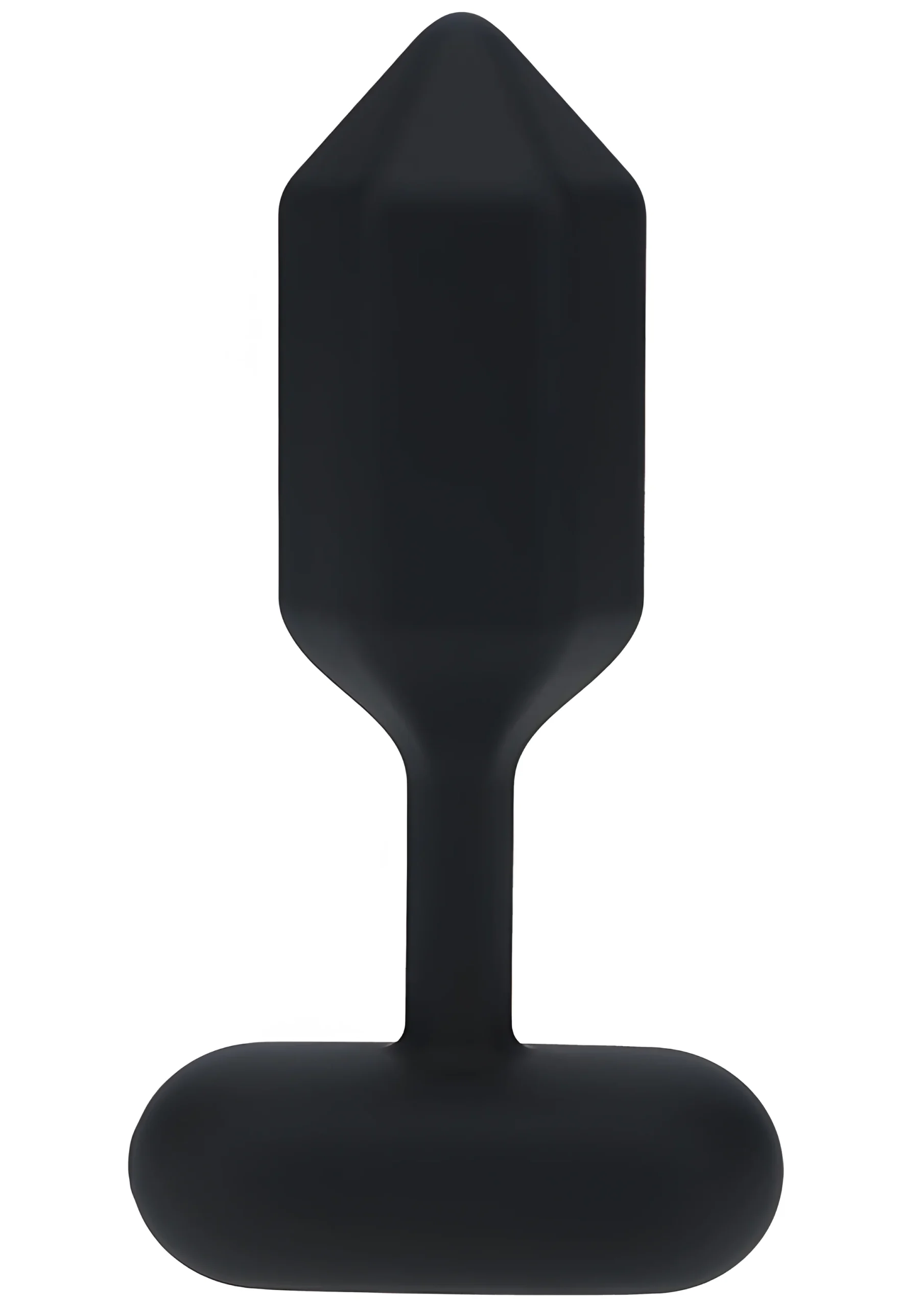 Levelz Hexagonal Vibrating Silicone Plug Large Black