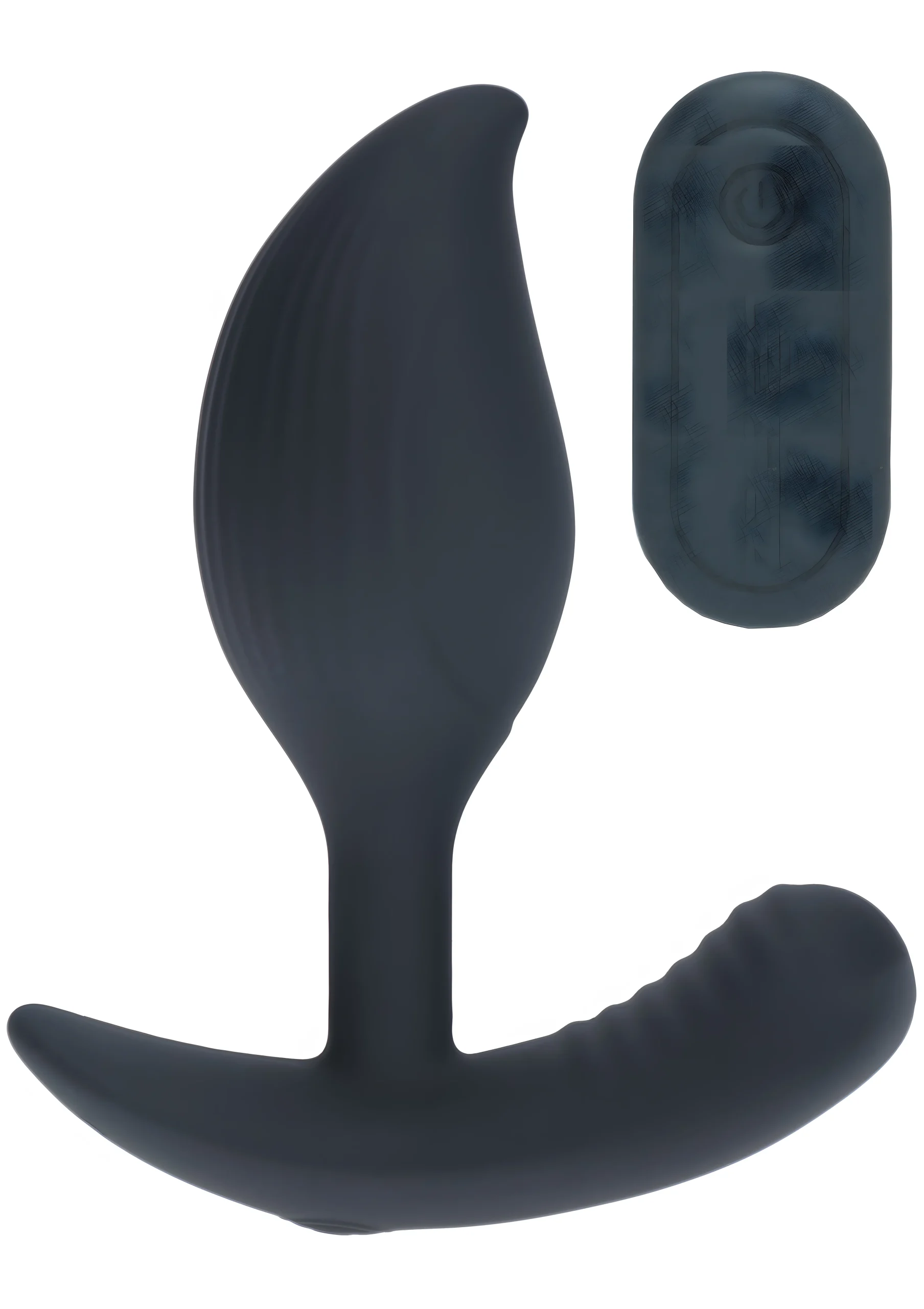 Levelz Remote Control Vibrating Silicone Anal Plug Black