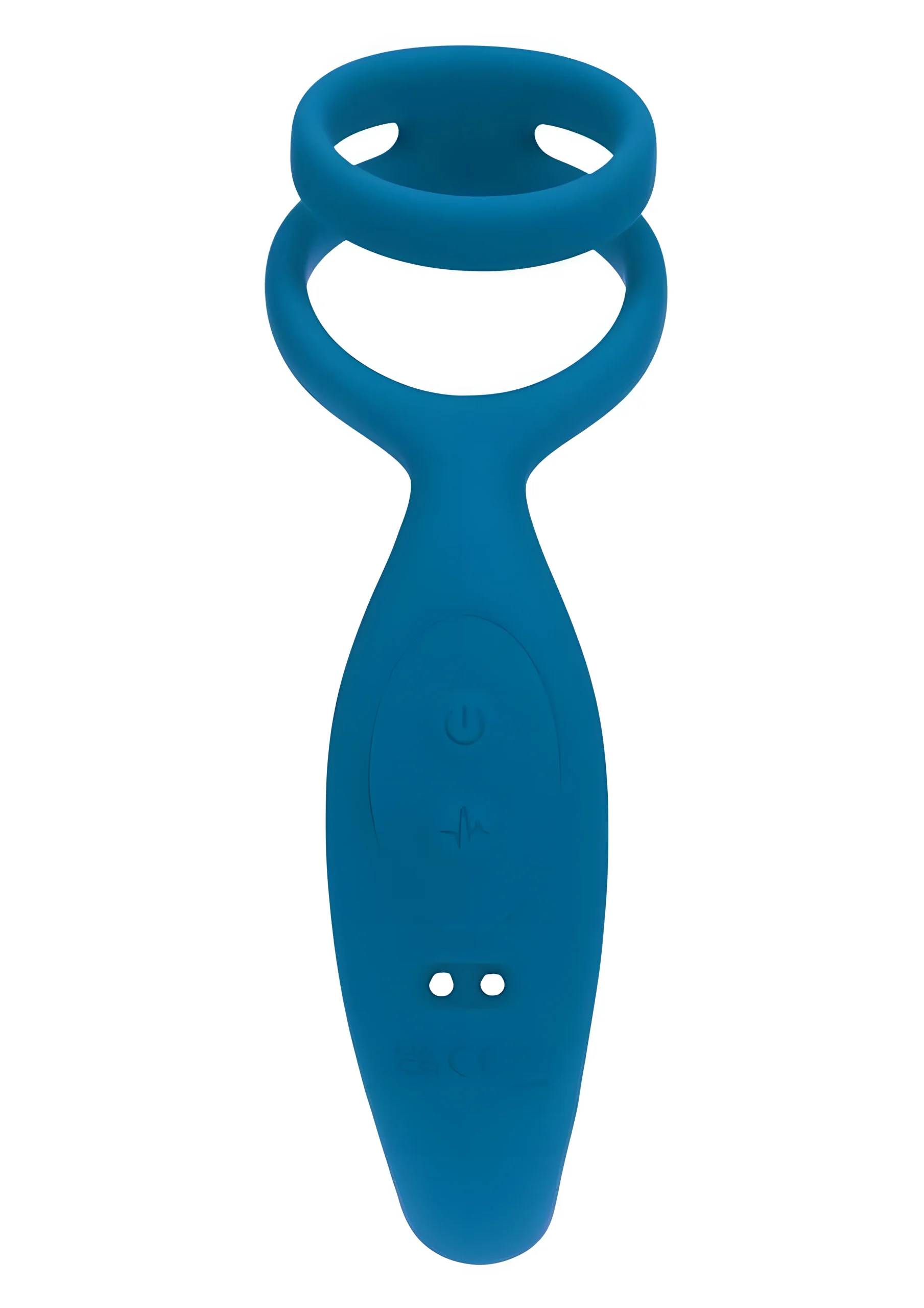 Levelz Vibrating Silicone Prostate Stimulator With Cock And Ball Ring Teal