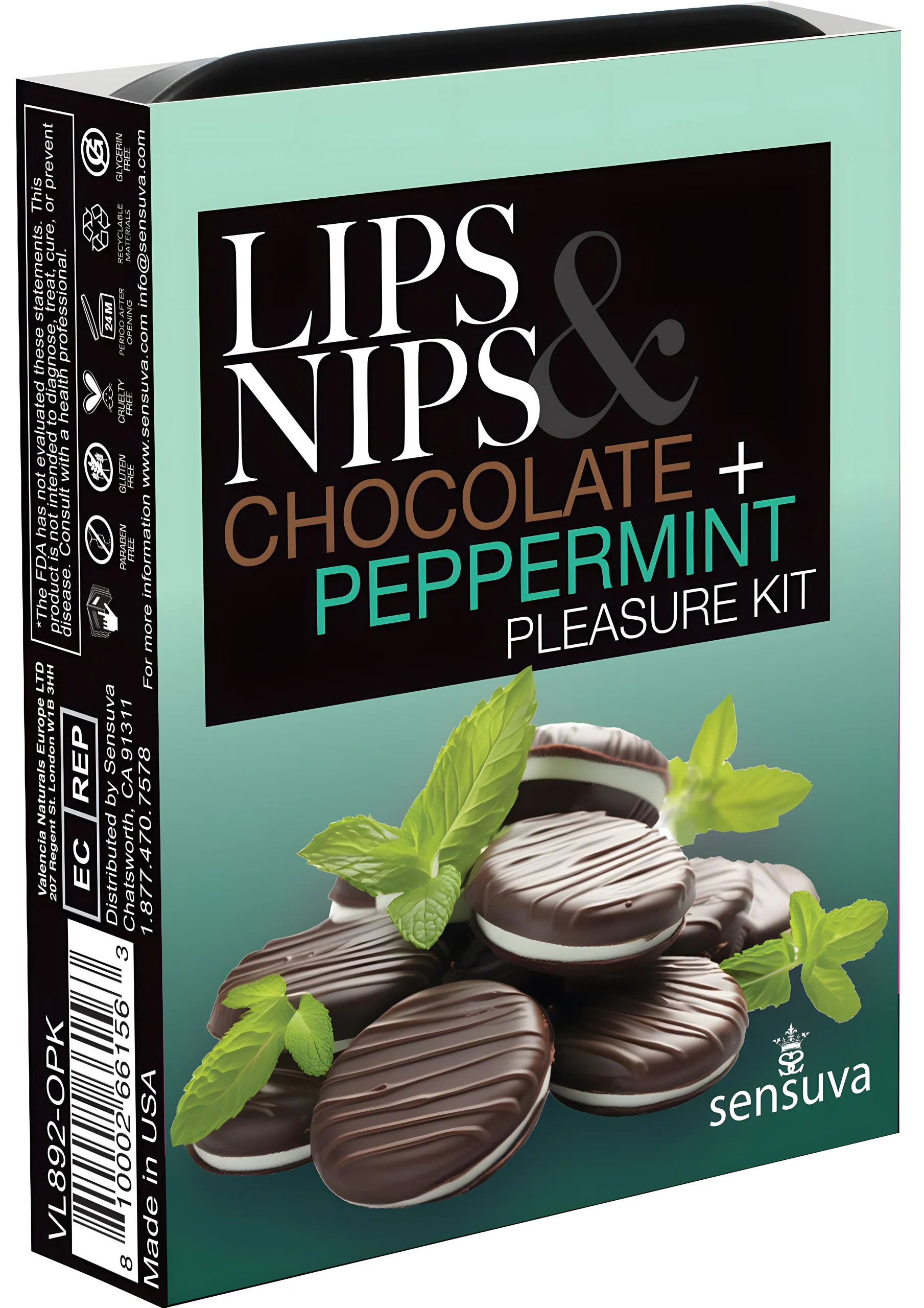 Lips And Nips Chocolate And Peppermint Kit