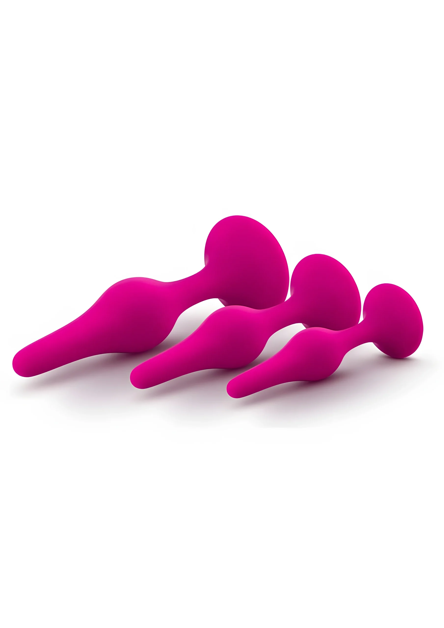 Luxe Beginner Kit Pink Anal Plug With Suction Cup Base