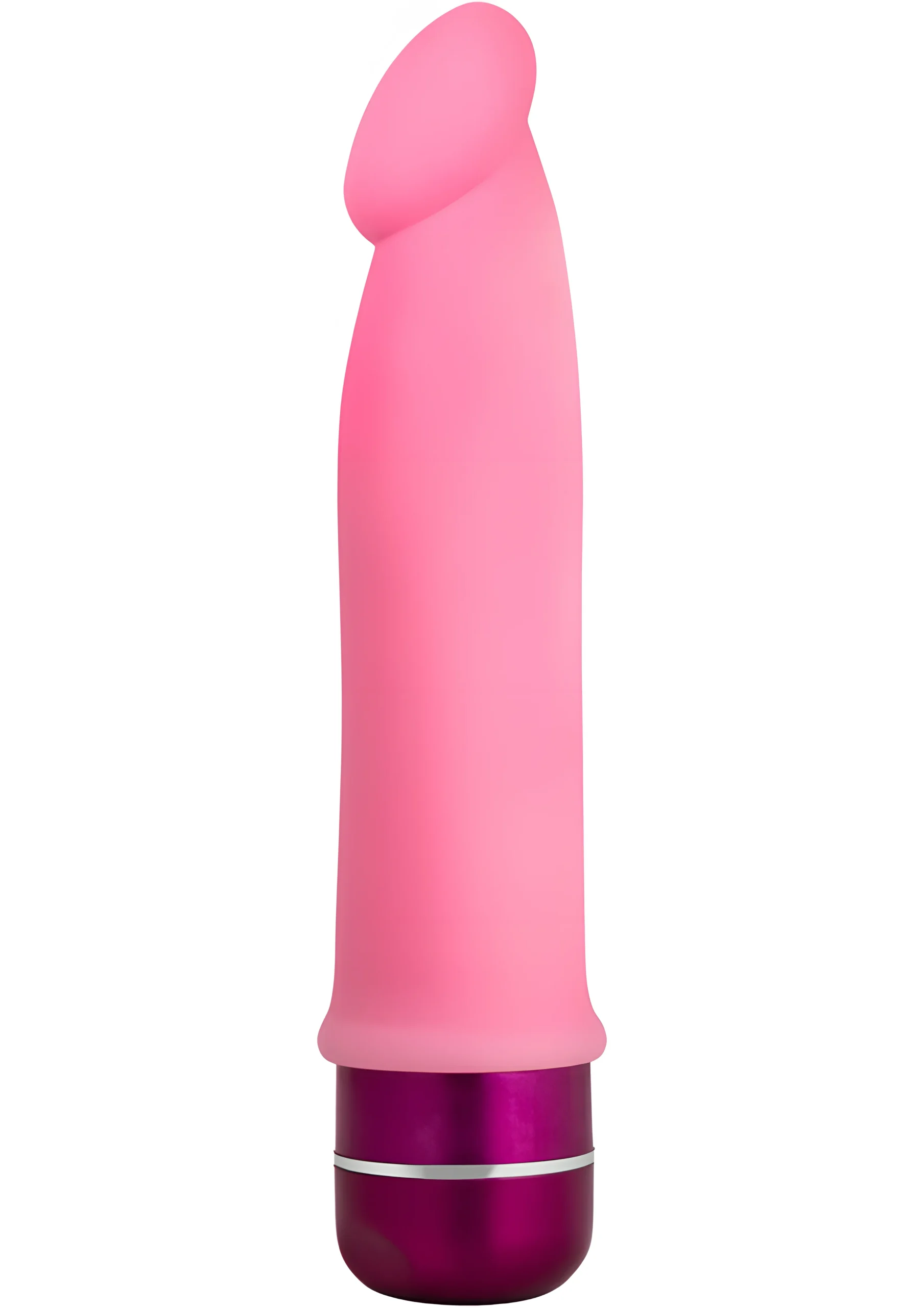 Luxe Purity Pink Vibrating Dildo 7.5 Inch