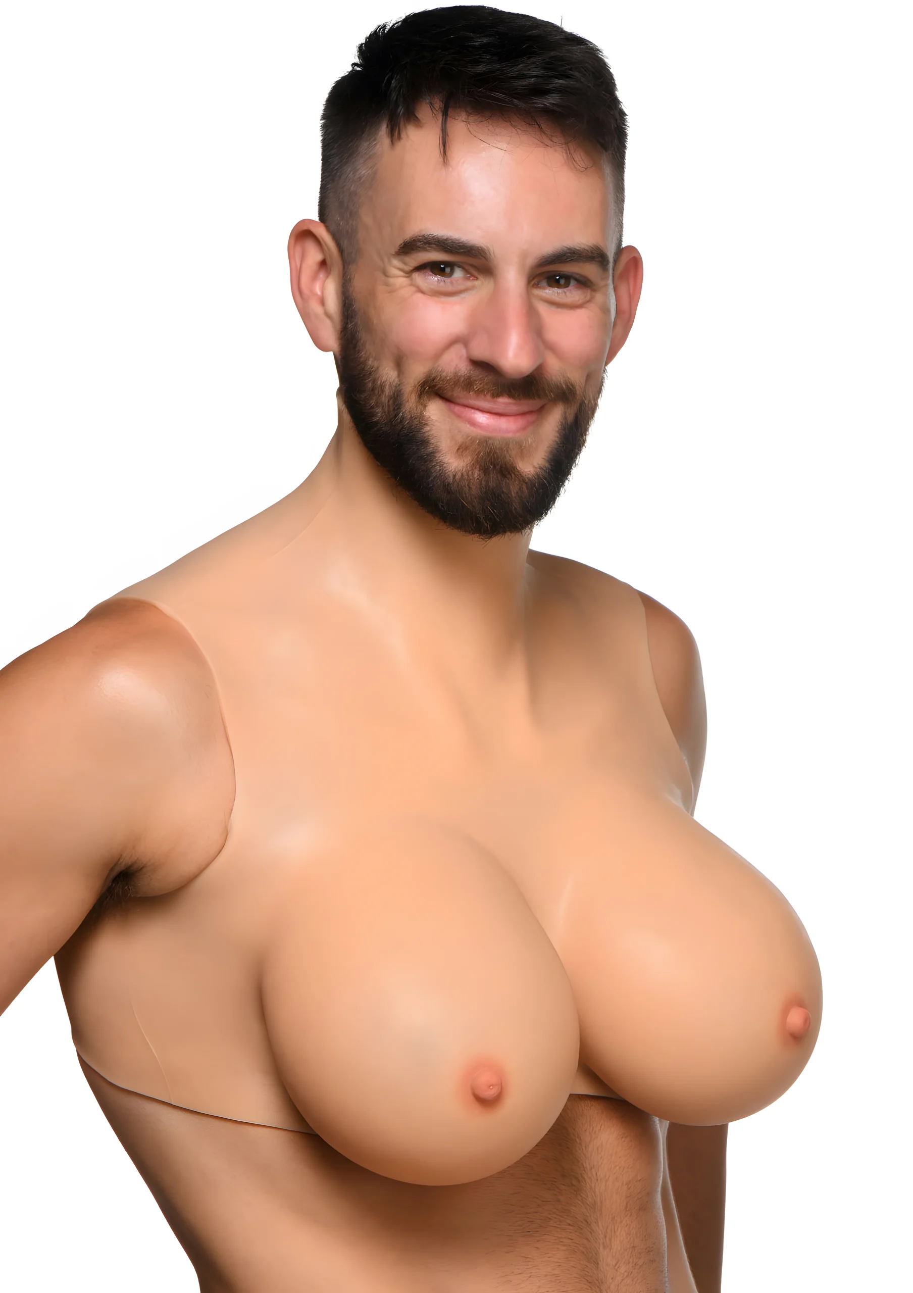 Light G Cup Perky Silicone Breasts