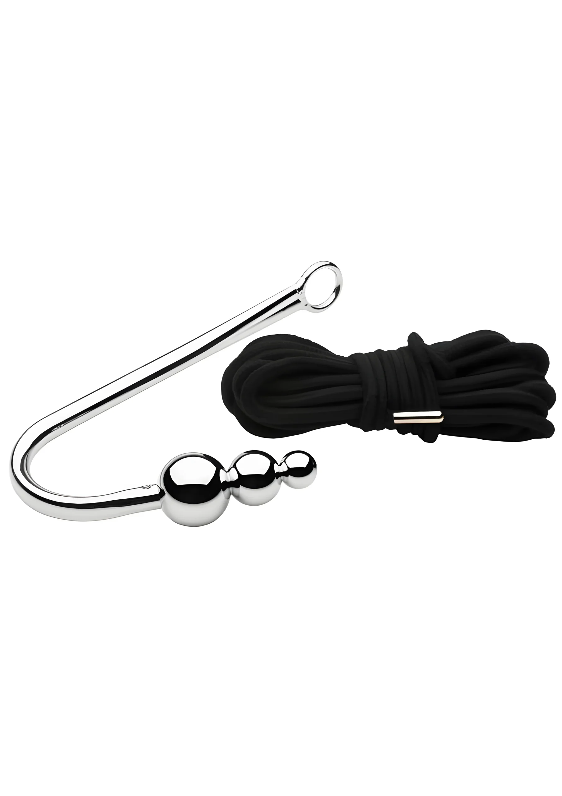 Beaded Anal Hook with Rope