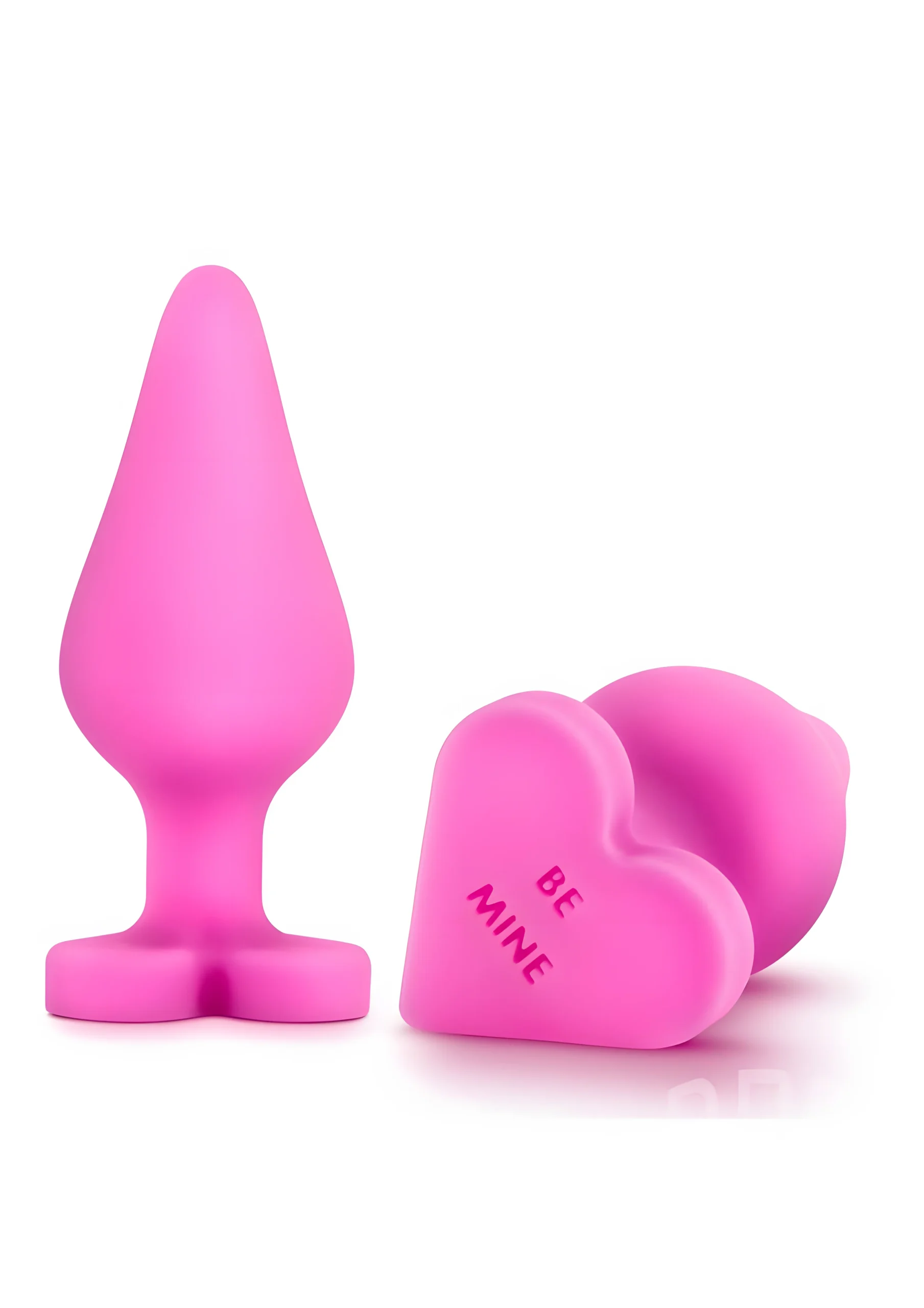 Naughty Candy Heart Be Mine Pink Anal Plug