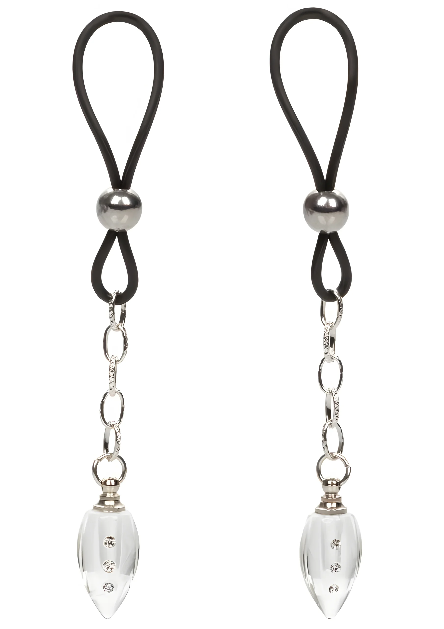 Nipple Play Crystal Teardrop Nipple Jewelry