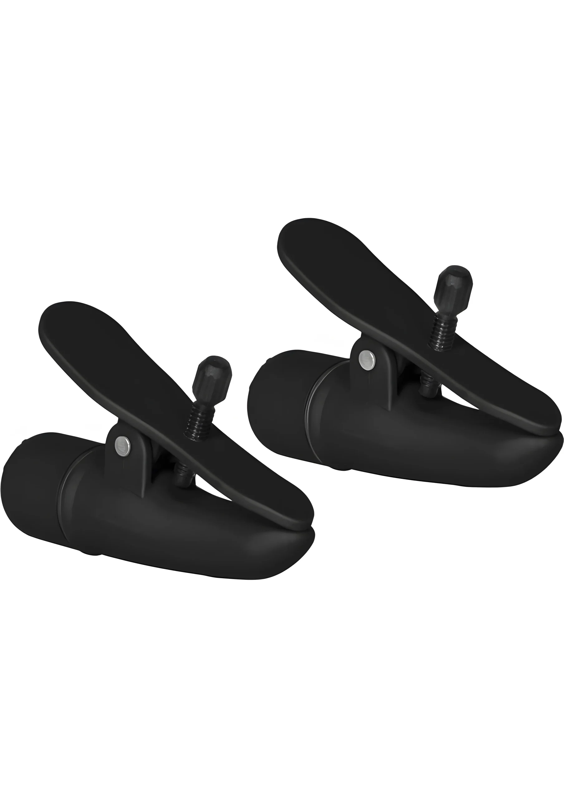 Nipplettes Vibrating Nipple Clamps Black