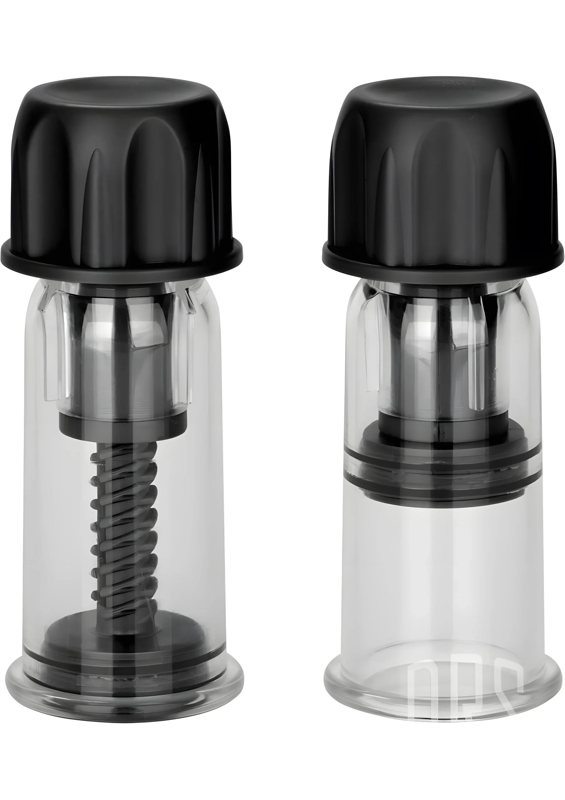 Nipple Play Vacuum Twist Suckers Black