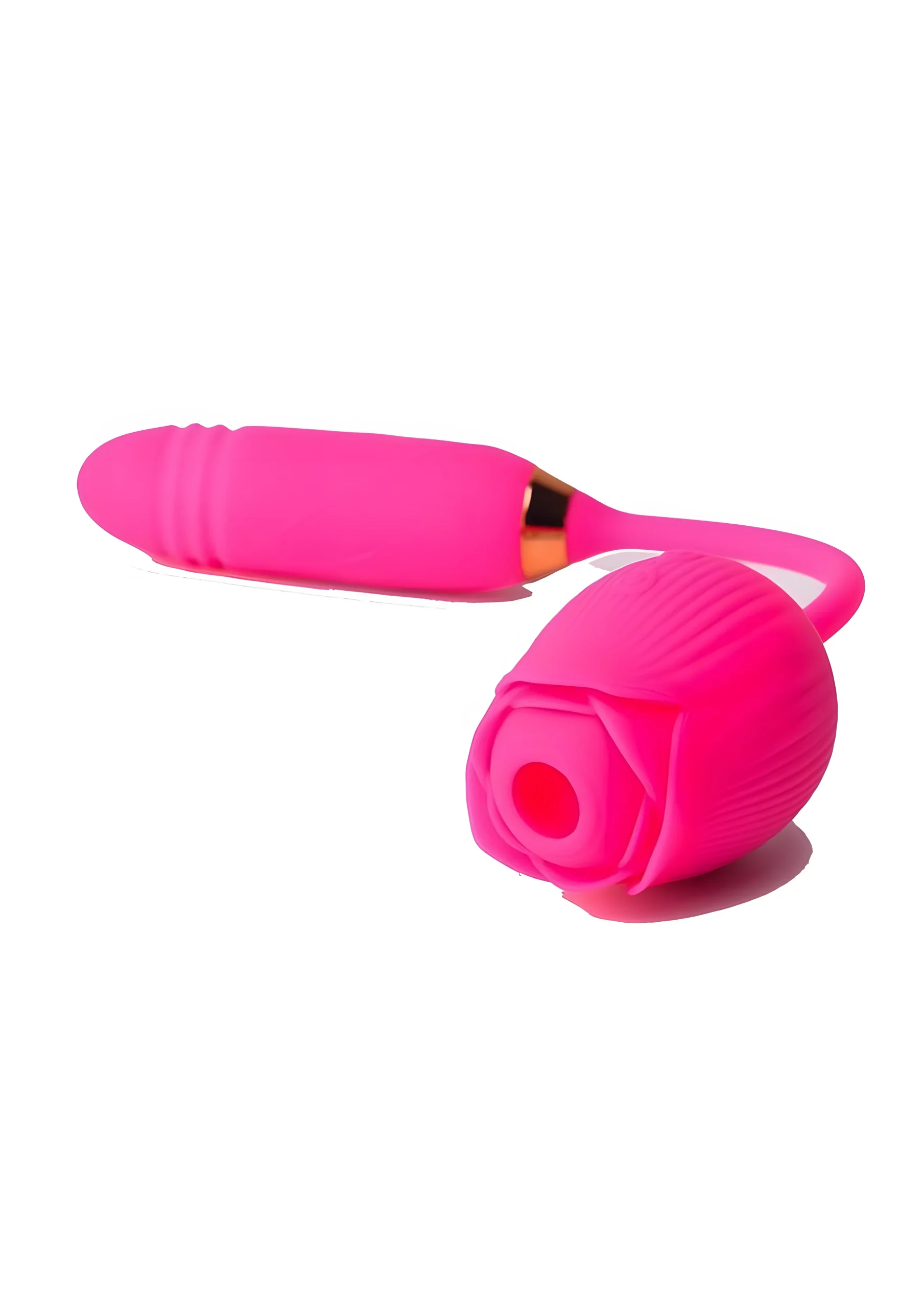Pink Pussycat Thrusting Rose Vibrator