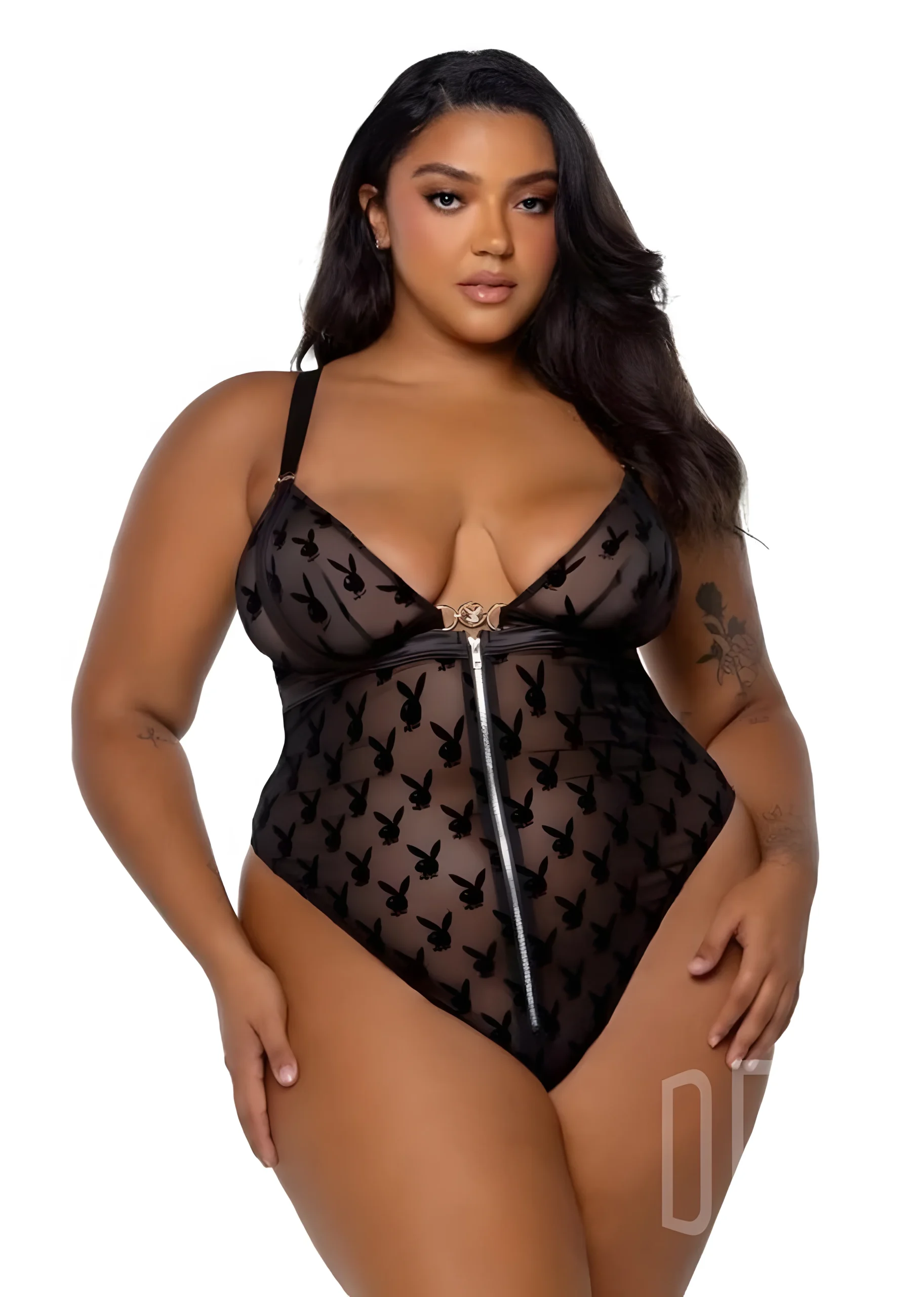 Playboy Bunny Charm Teddy 2X