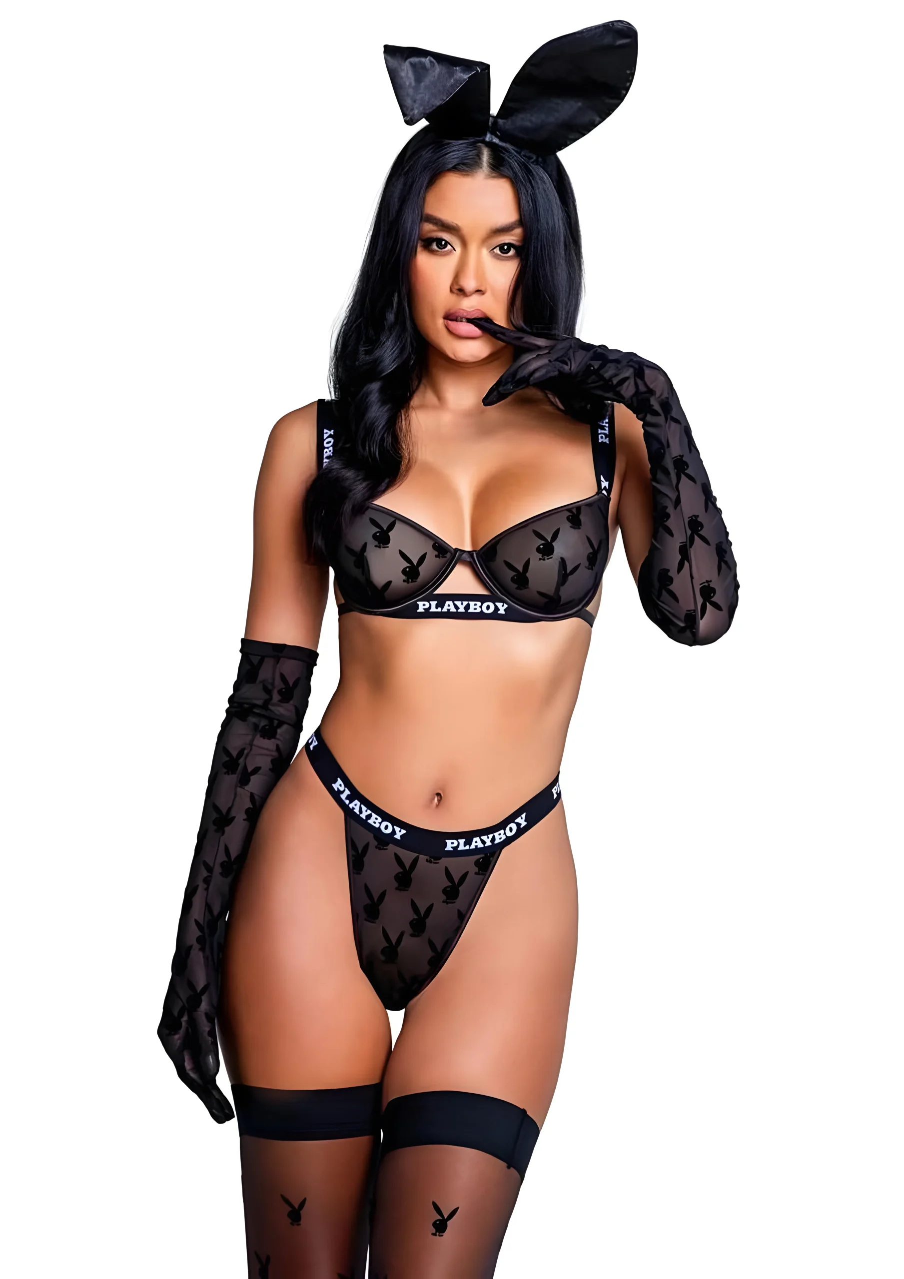 Playboy Bunny Noir Set Medium Black