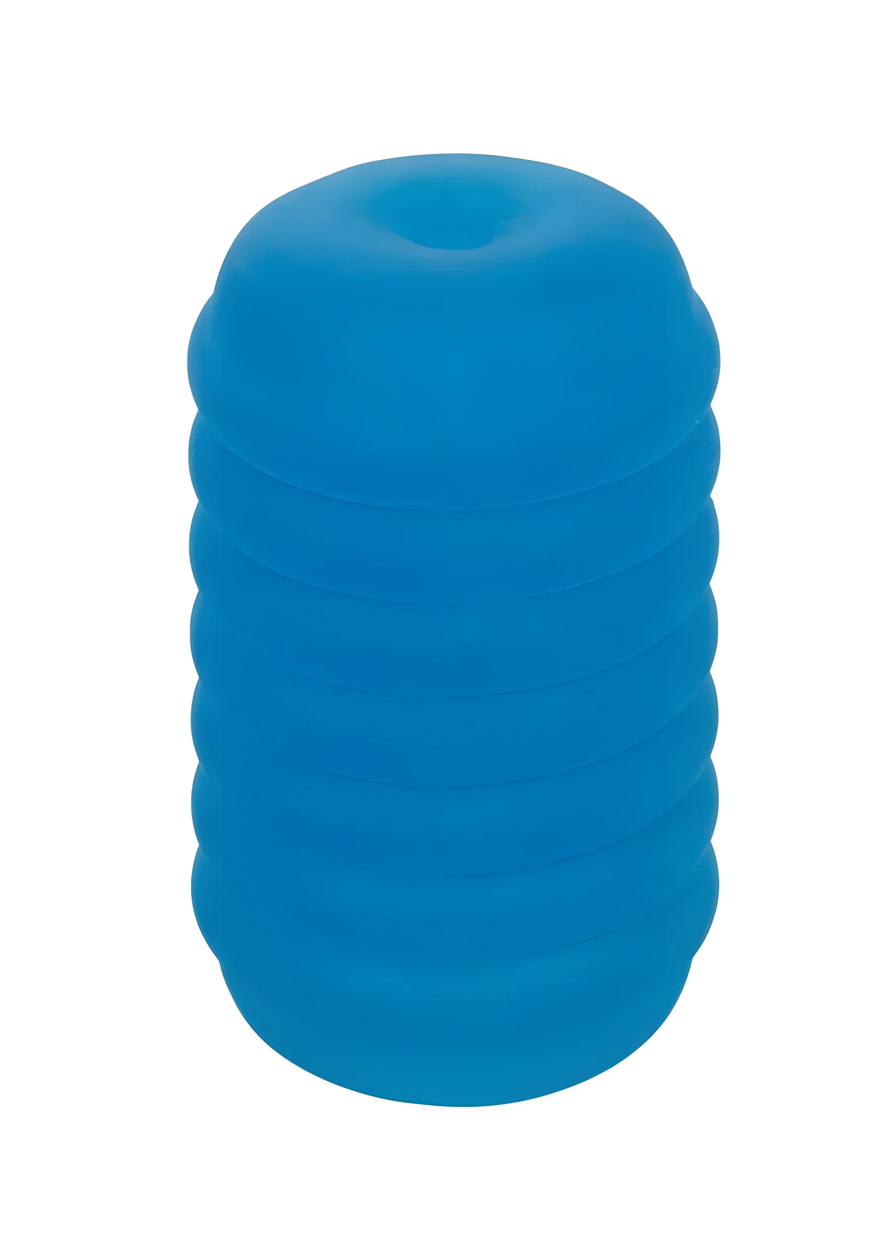 Pop Sock Ribbed Blue