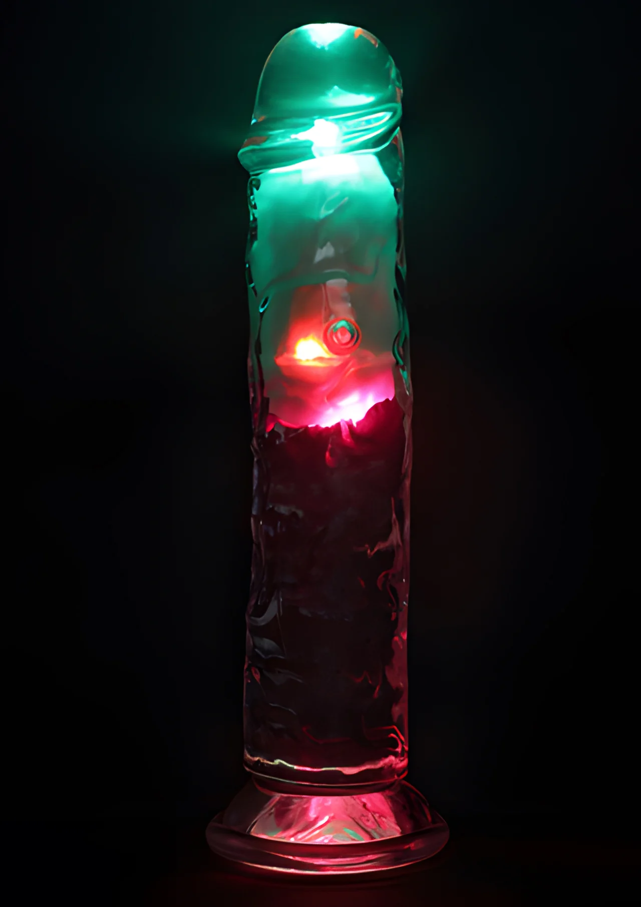 Realrock 8 Inch LED Vibrator with Wireless Remote Control