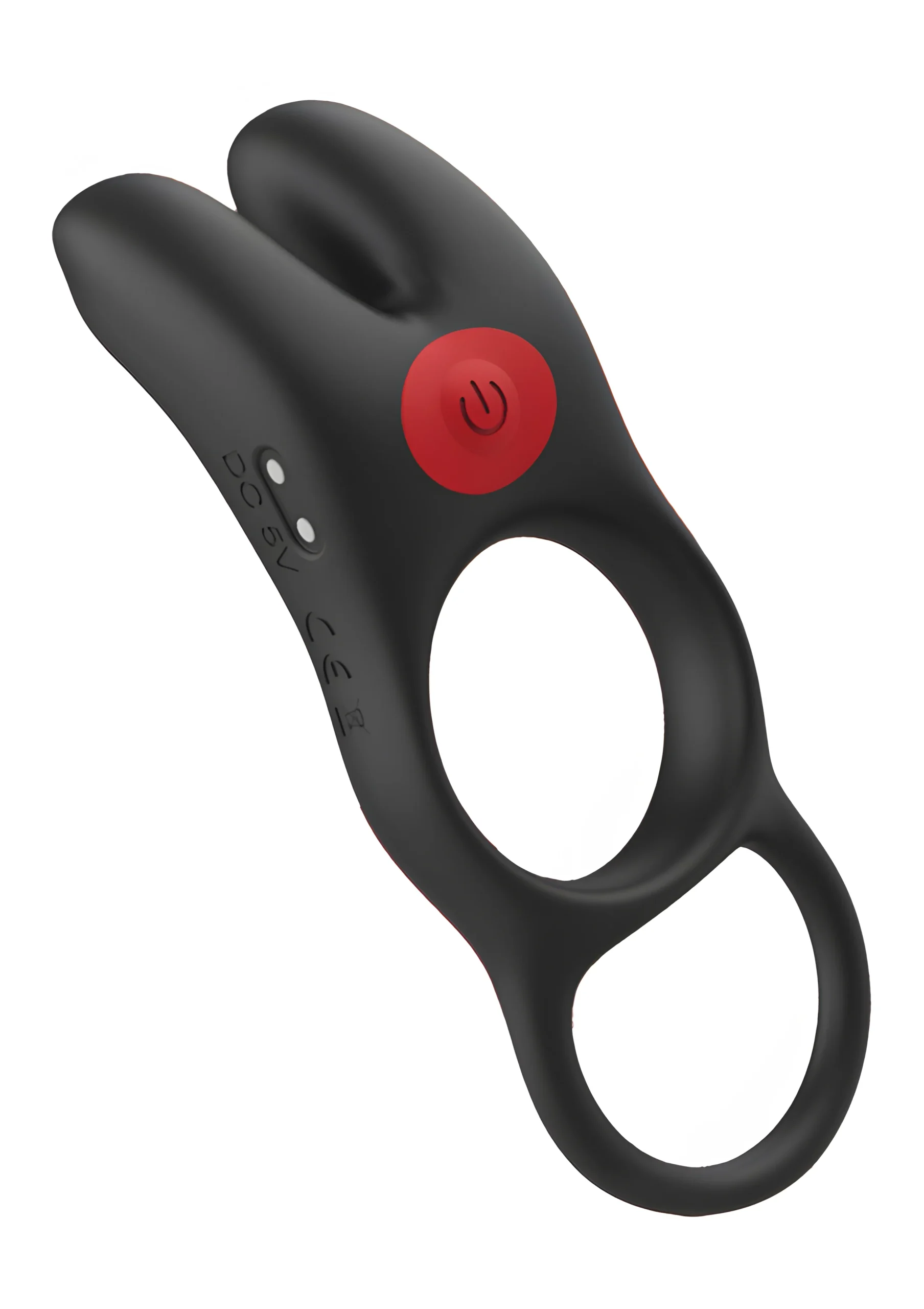 Red Dot Vibrating Cock Ring With Remote V1