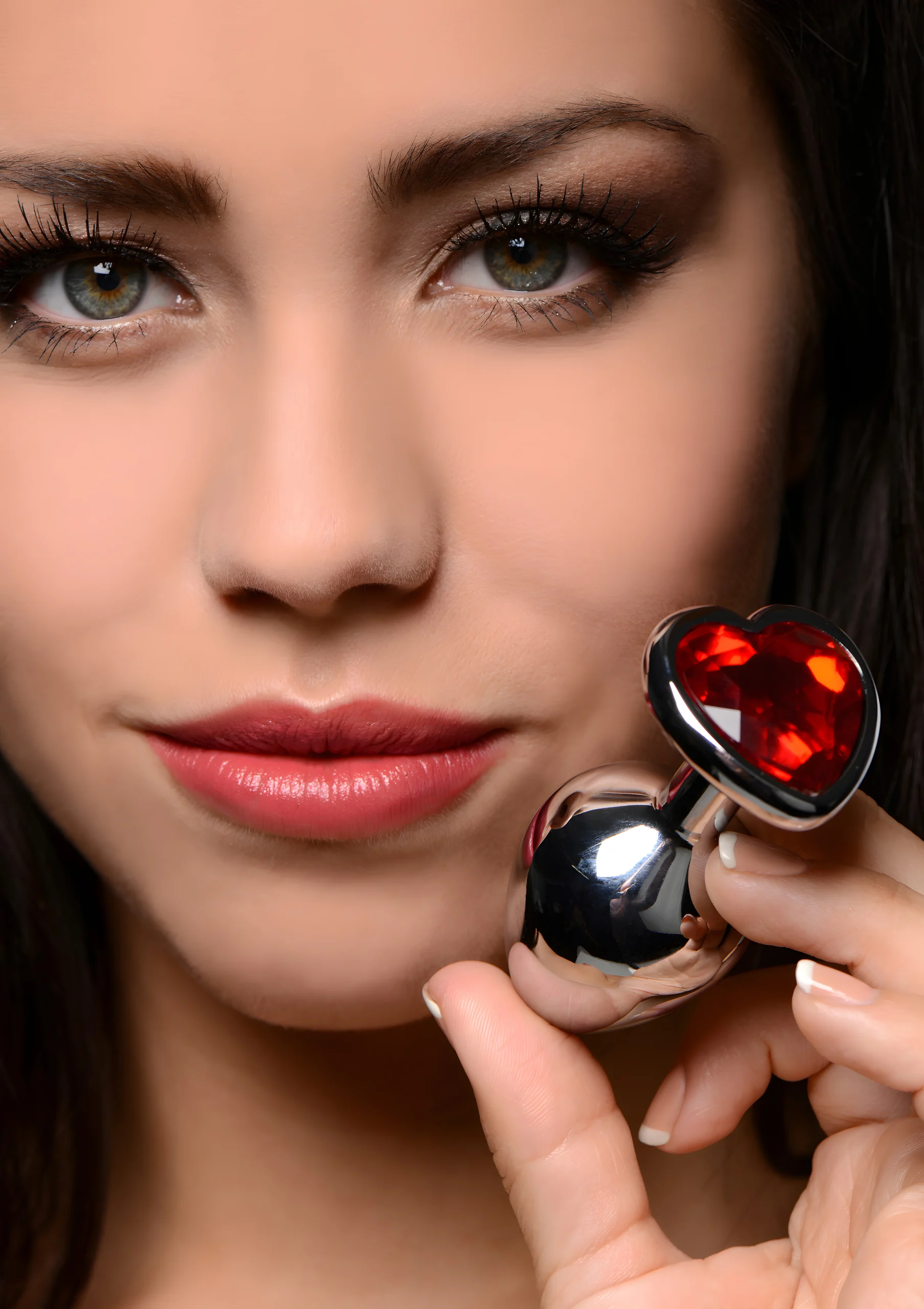 Red Heart Gem Plug Medium