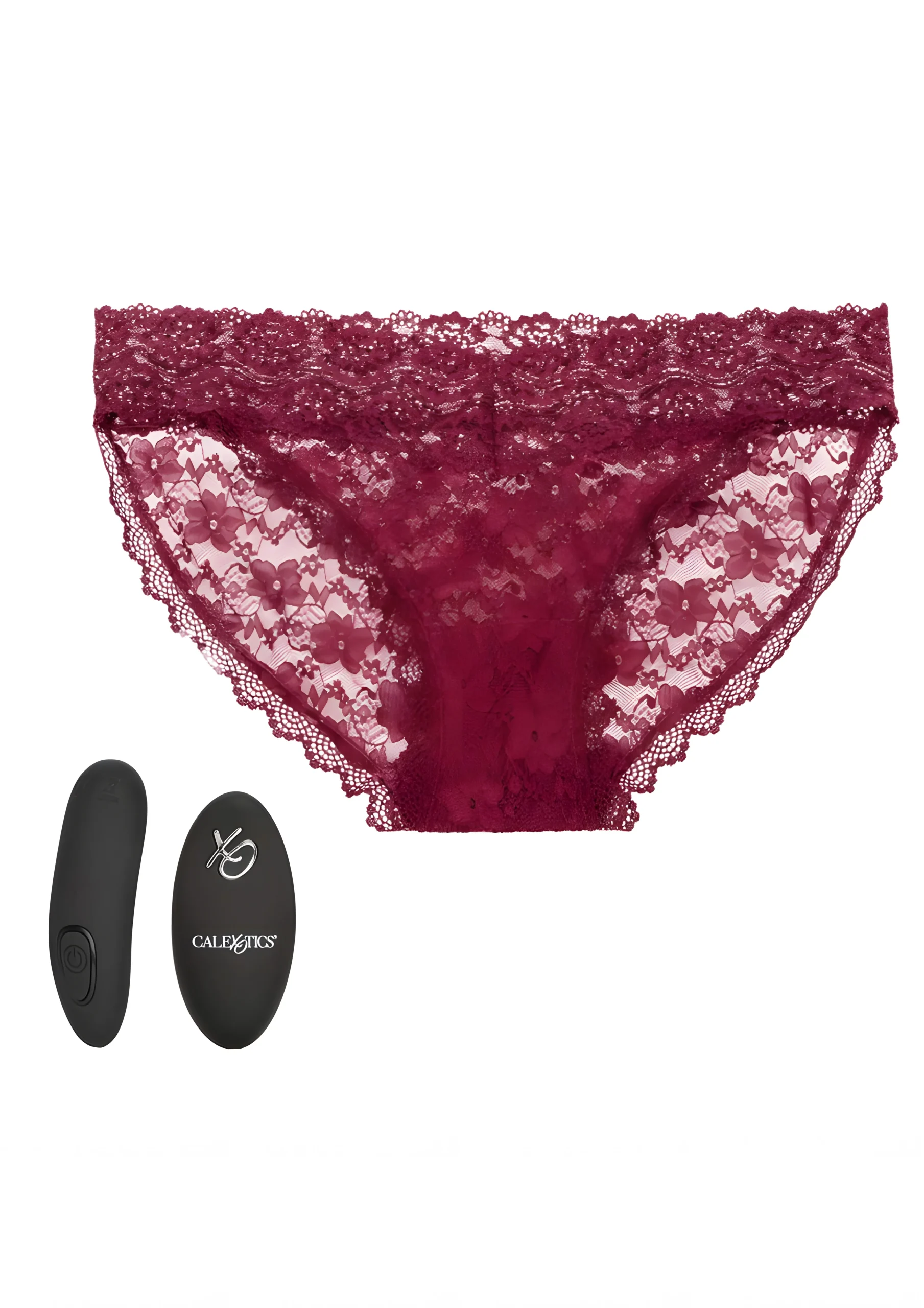 Remote Control Vibrating Red Lace Panty L - XL