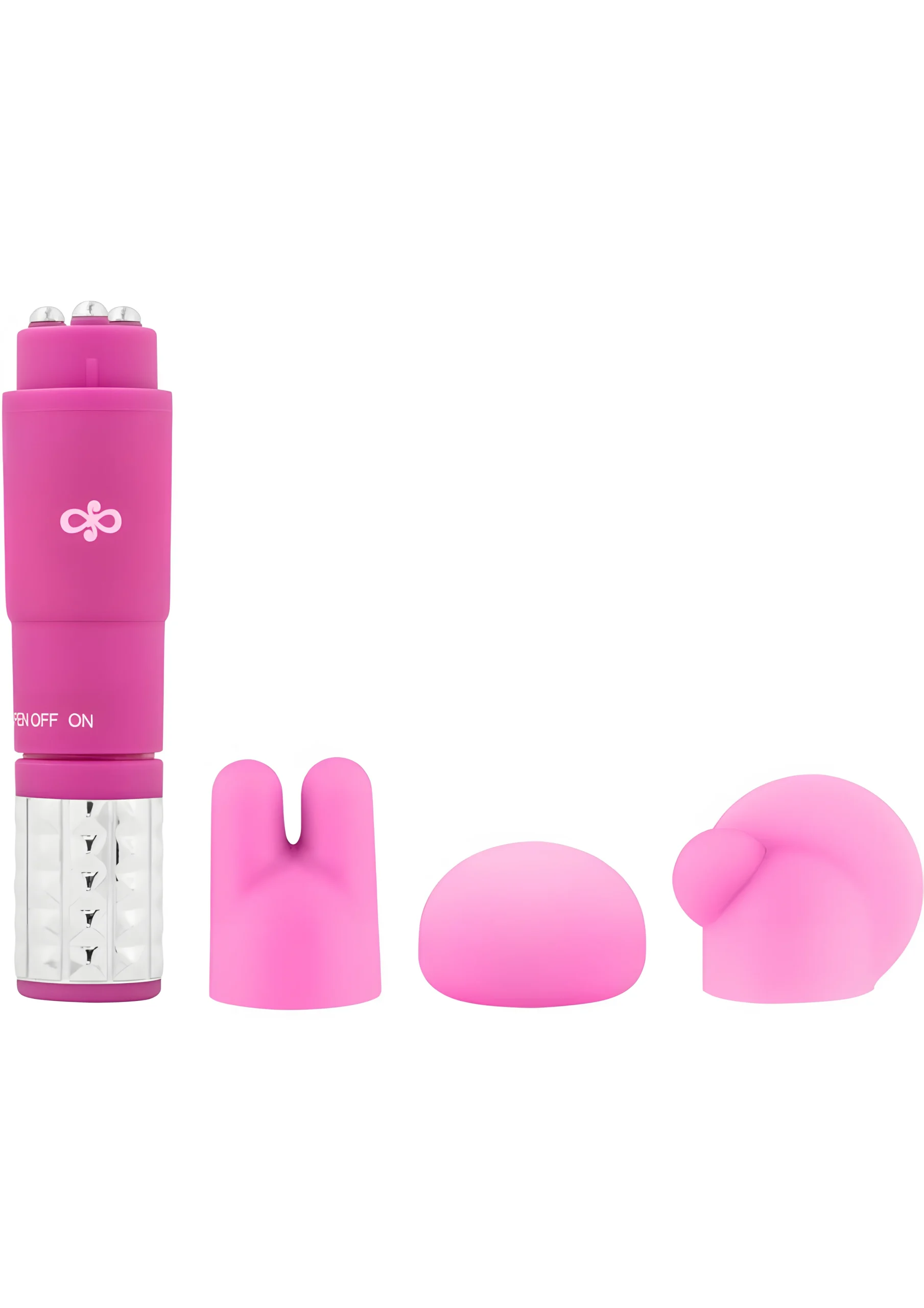 Rose Revitalize Pink Vibrating Massage Wand Kit